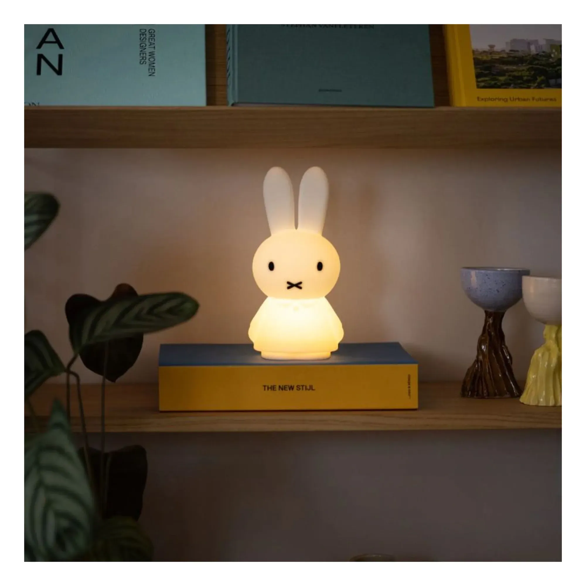 Miffy Rechargeable Touch Nightlight - White, Silicone alternate view