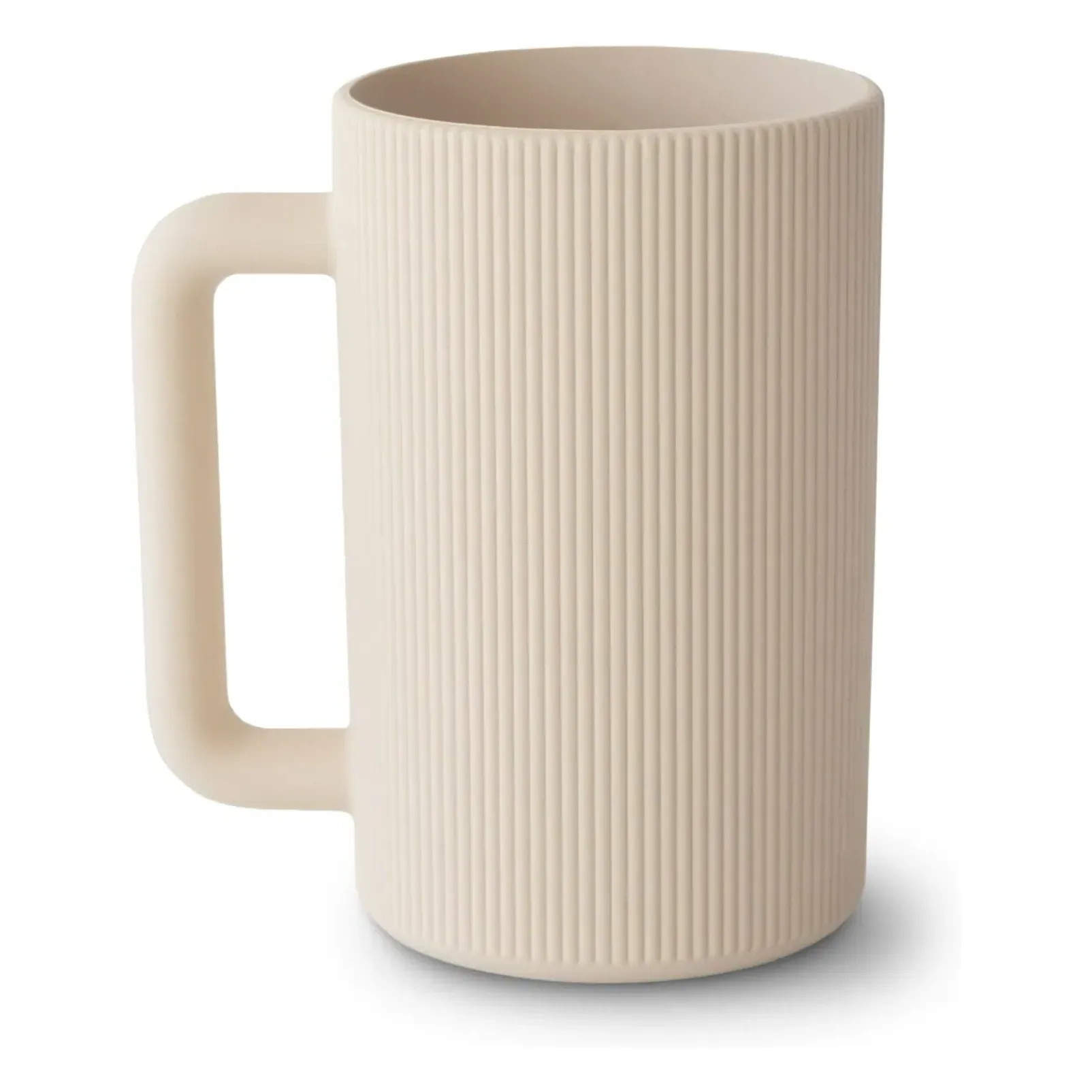 Mushie Bath Rinse Cup - Beige, Food-Grade Silicone product