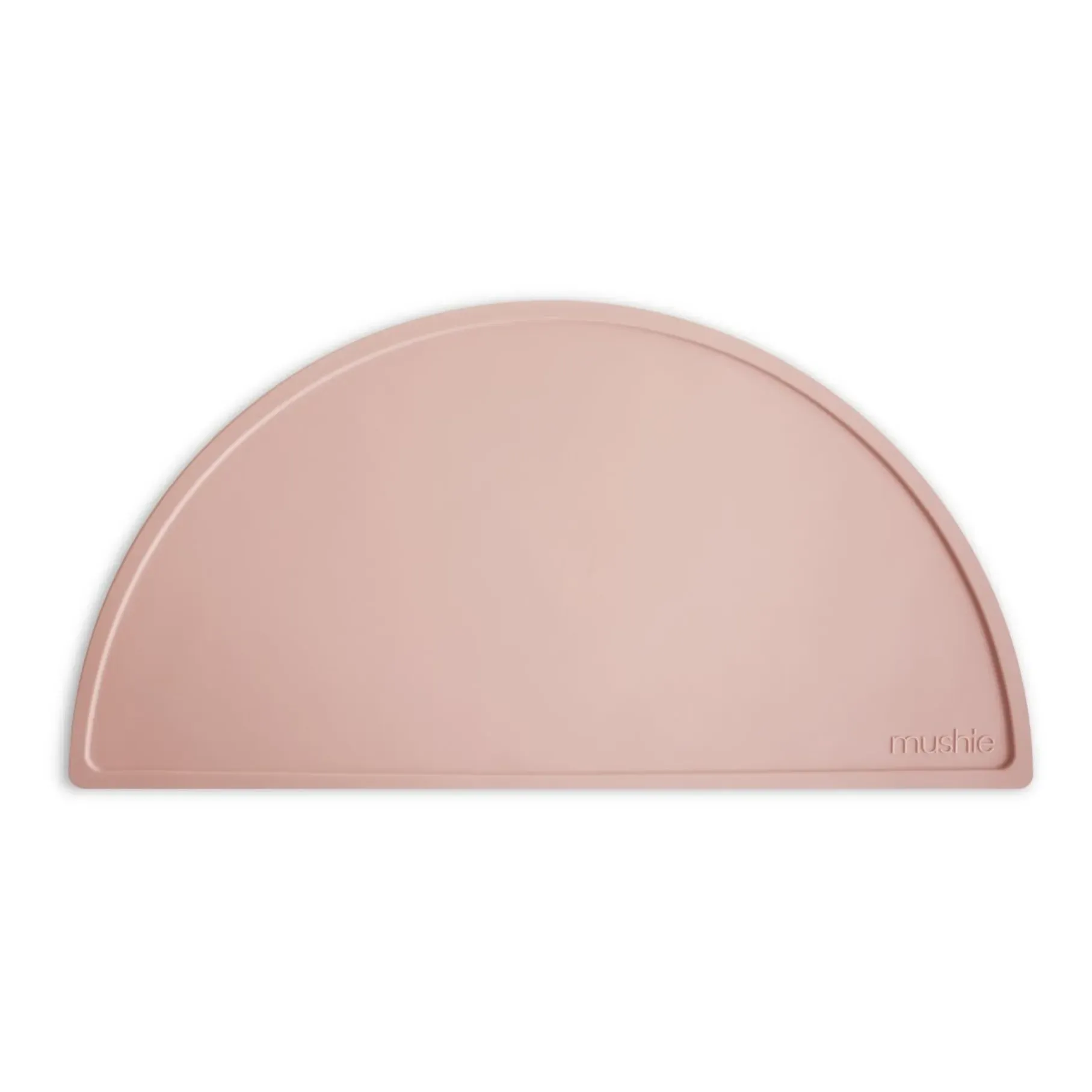Mushie Half Moon Silicone Place Mat - Blush product