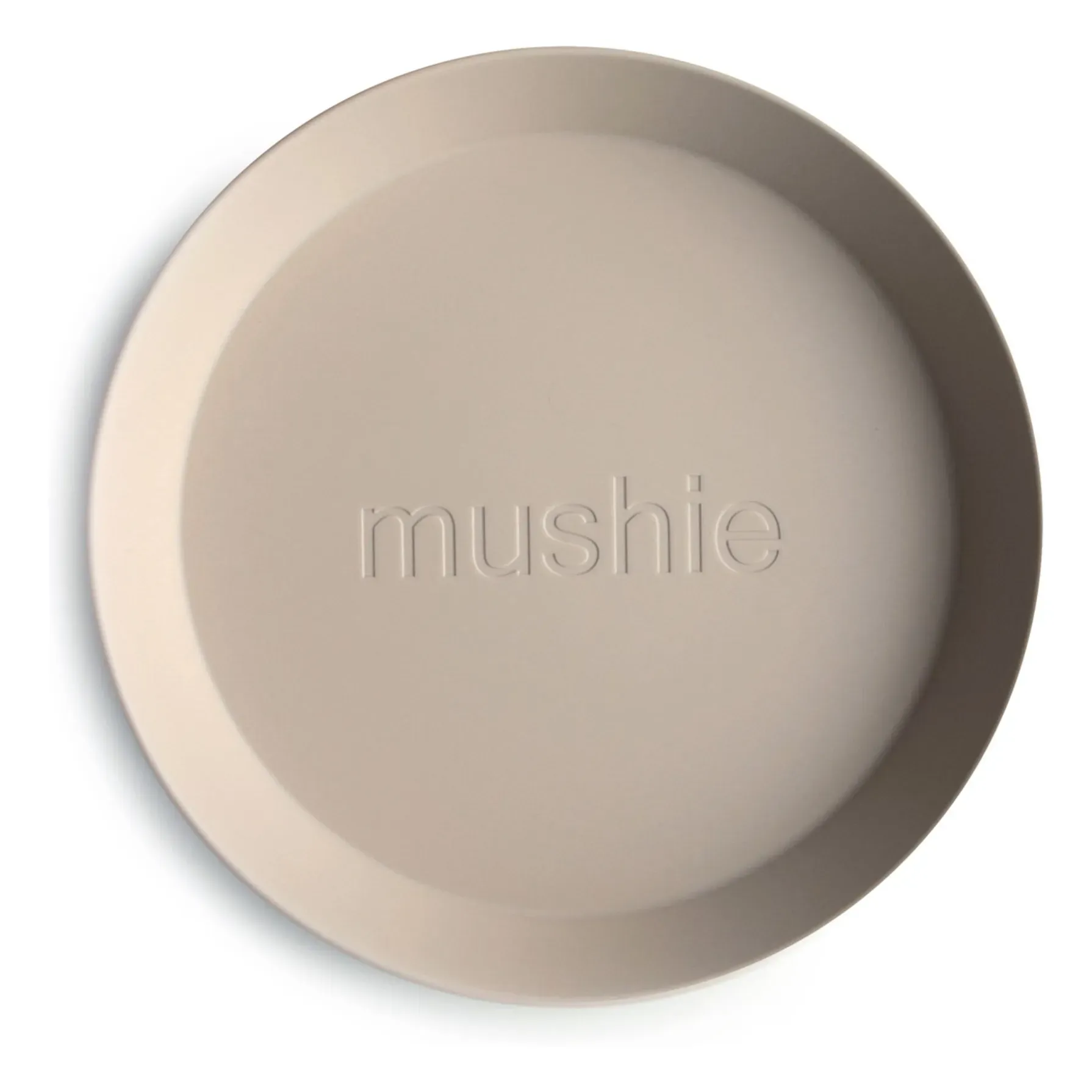 Mushie Plates Set of 2 - Vanilla, Polypropylene product