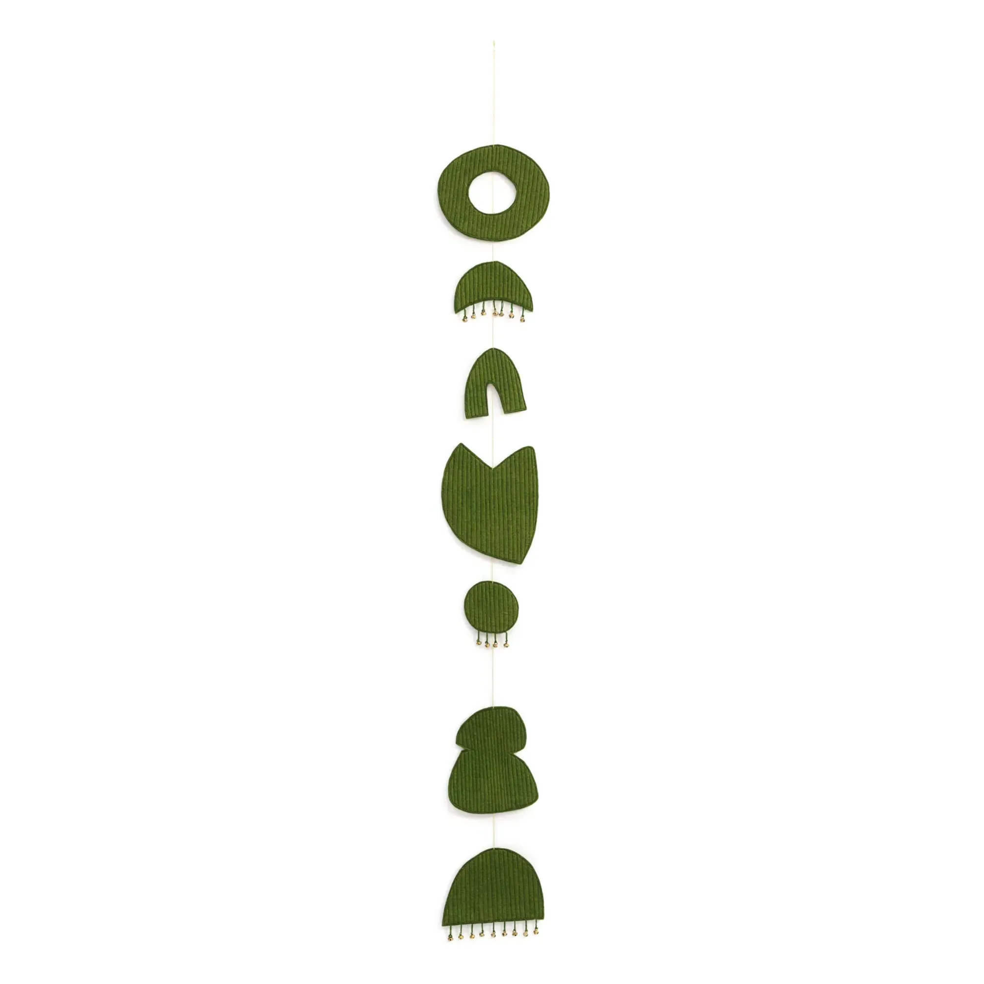 Chakra Hanging Mobile - Dark Green, Felt product