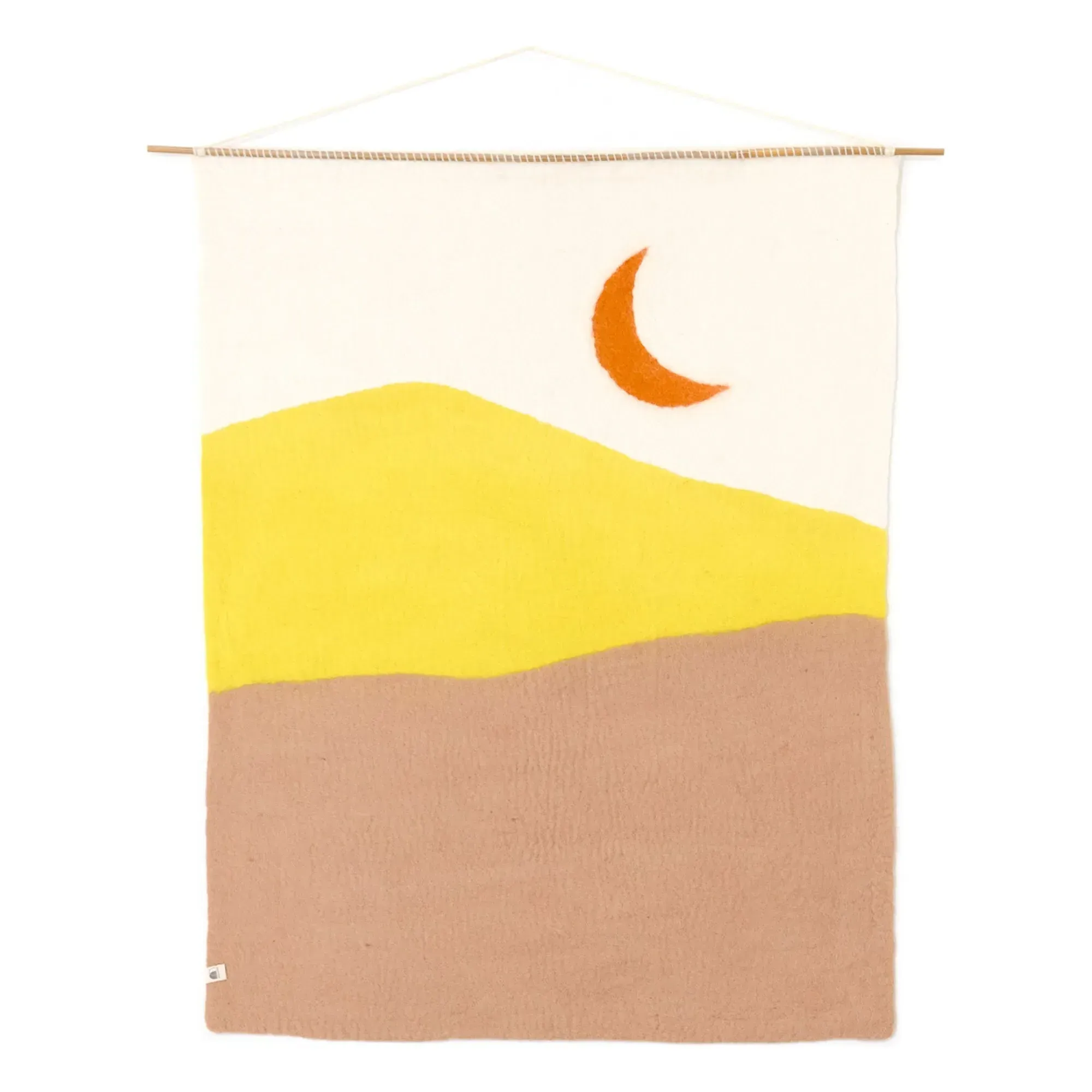 Midnight Felt Wall Hanging - Beige product