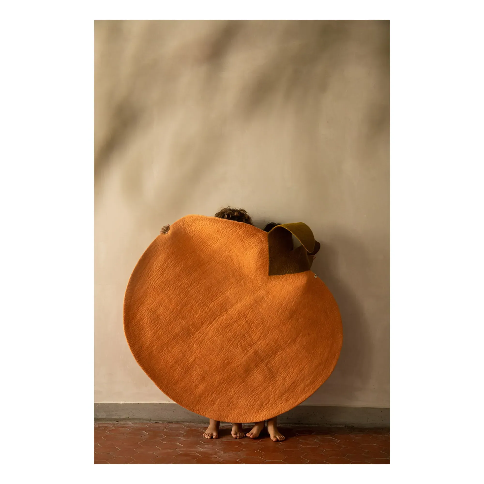 Muskhane Round Felt Fishing Mat - Blush alternate view