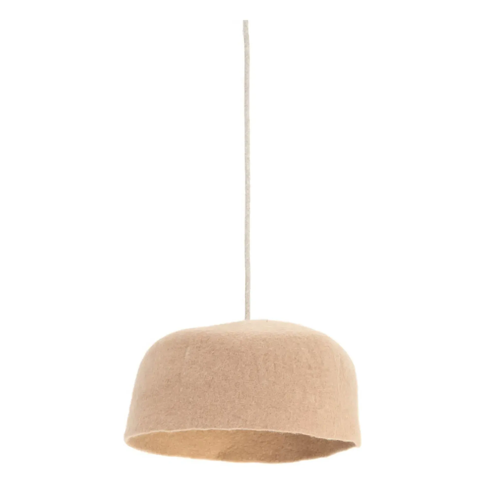 Muskhane Yurt Lampshade - Beige, Felt product
