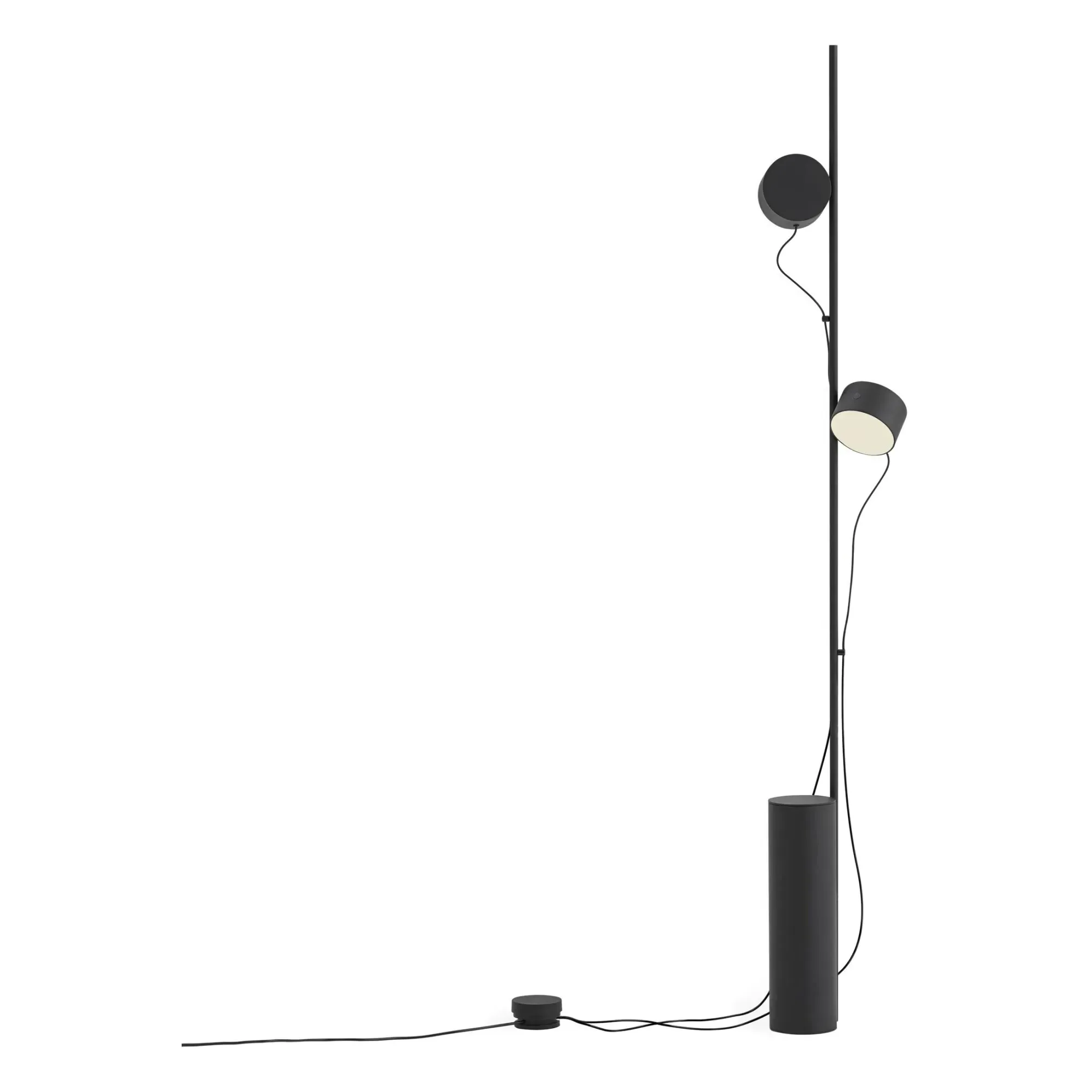 Adjustable Floor Lamp with Dimmer - Black, Aluminium product