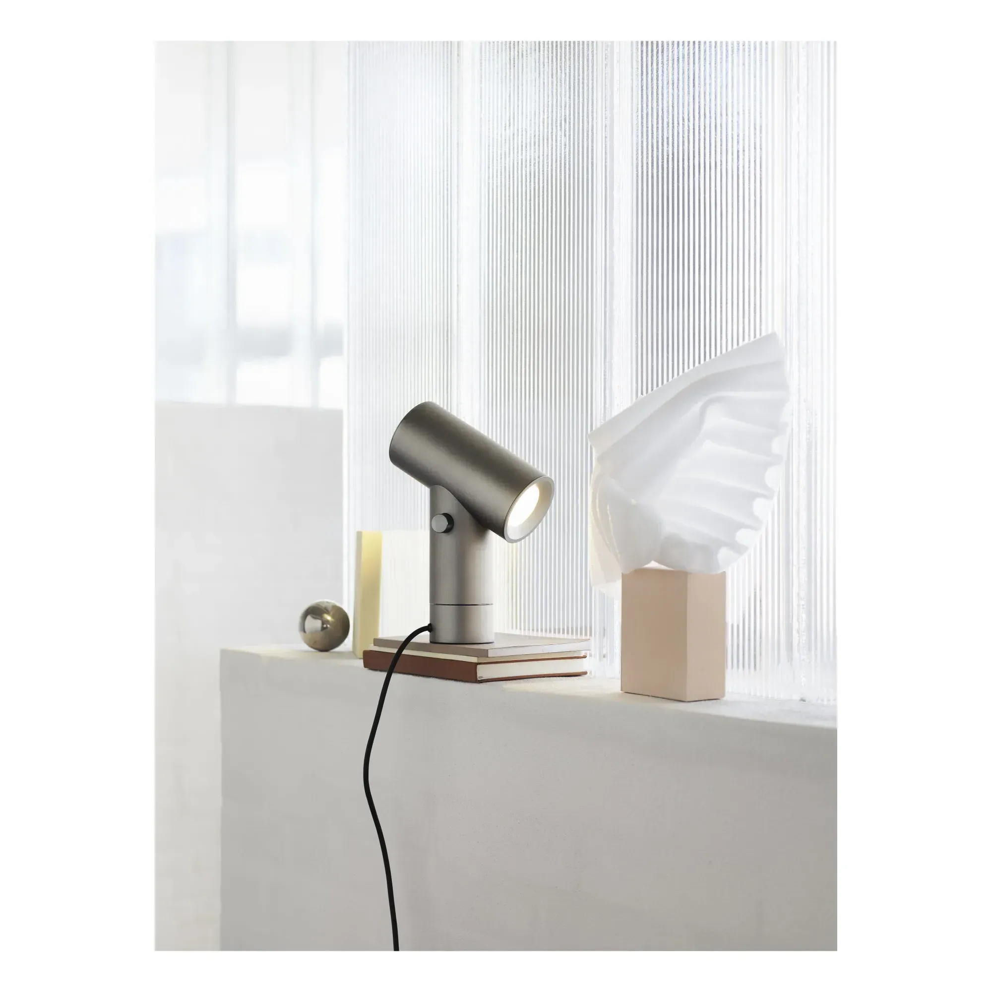 Beam Adjustable Table Lamp - Black, Anodized Aluminum alternate view