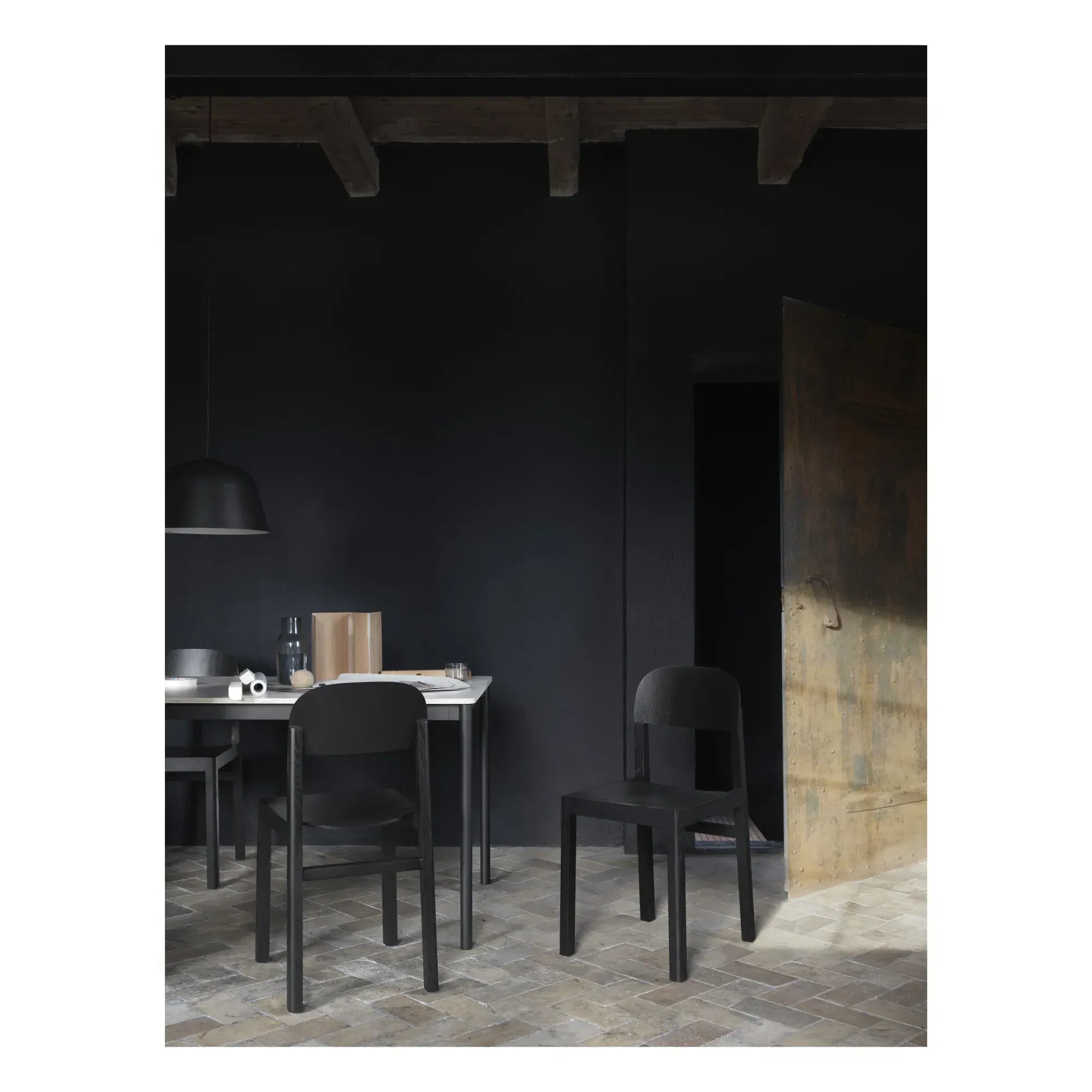 Cecilie Manz Workshop Chair - Black, Oak alternate view