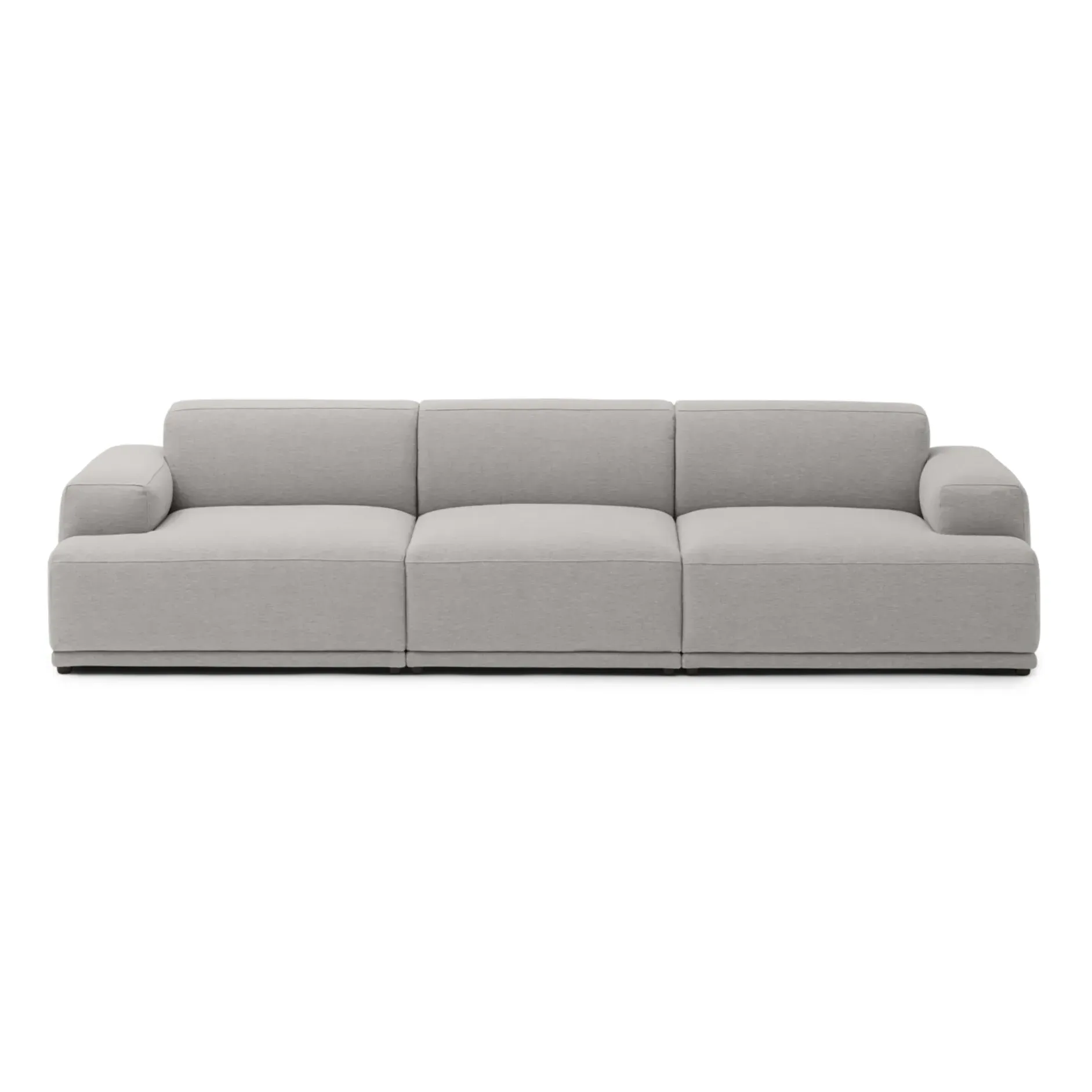Connect Soft 3-Seater Sofa - Light Grey, Linen product