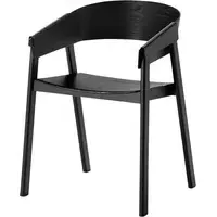 Cover Armchair - Black, Beechwood alternate view