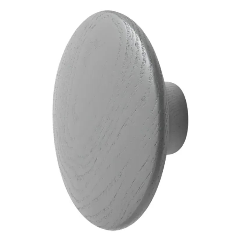 Dots Wood Wall Peg Set - Dark Grey, Ash Wood alternate view