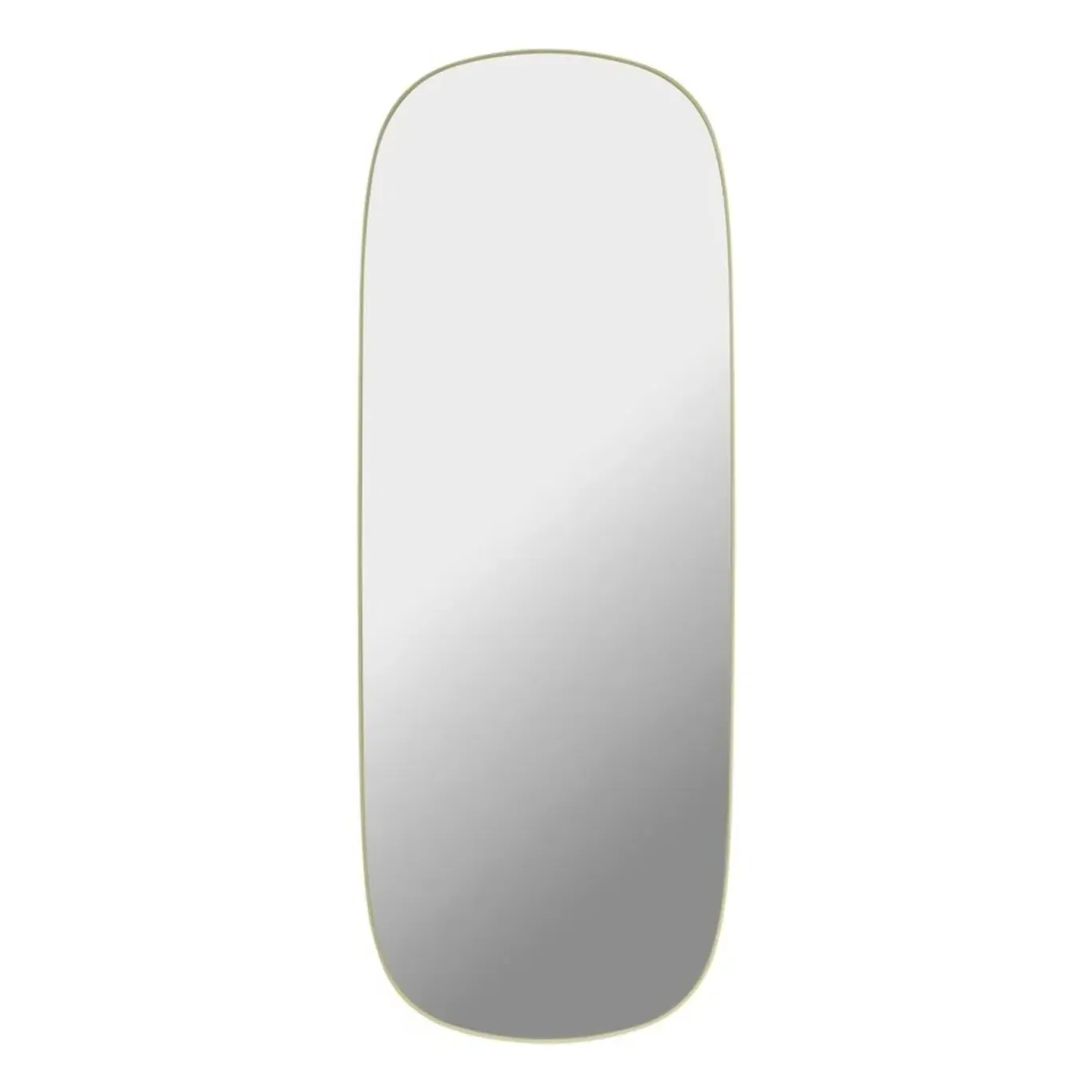 Framed Mirror - Pale Yellow, Steel product
