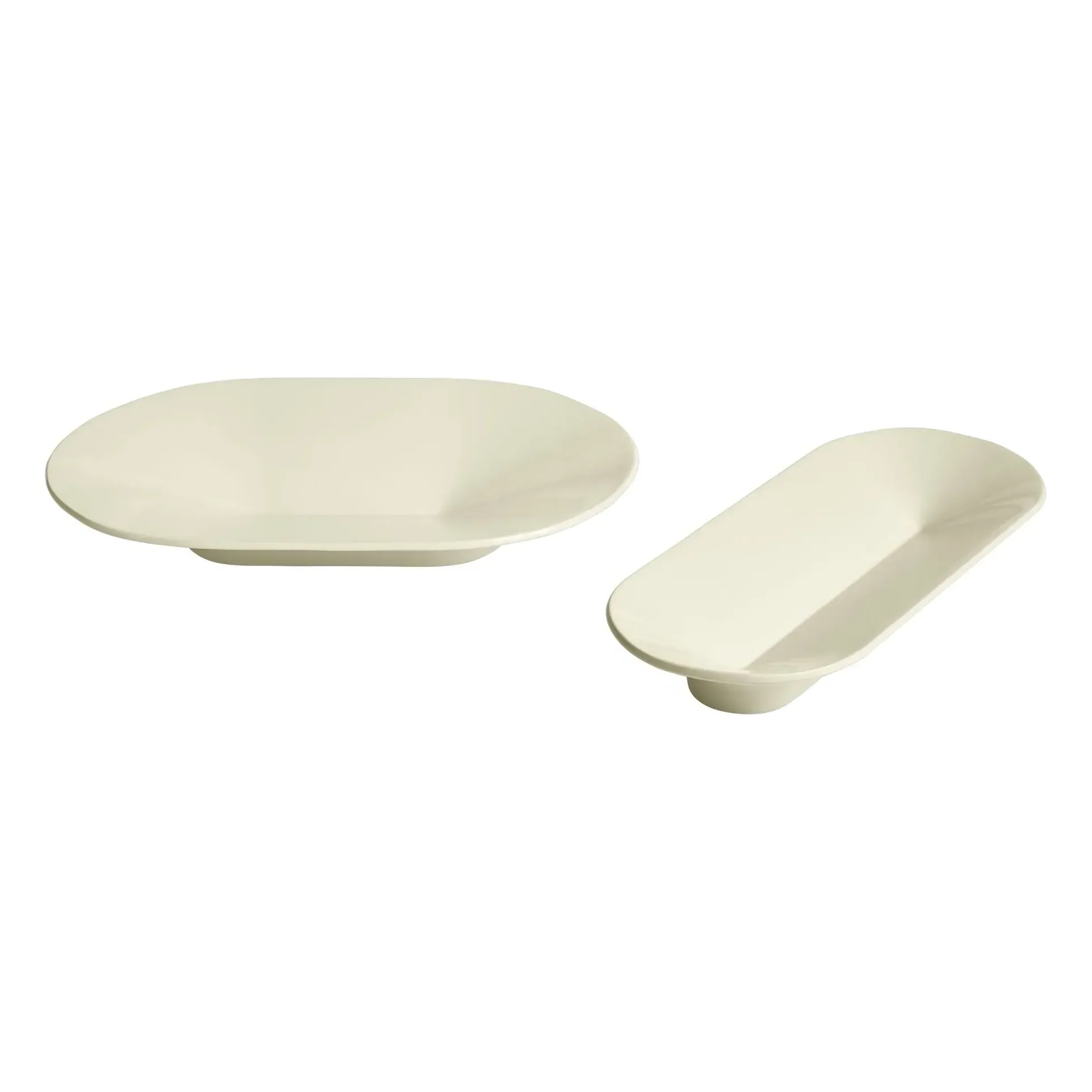 KAKSIKKO Mere Large Serving Dish - Cream, Sandstone alternate view
