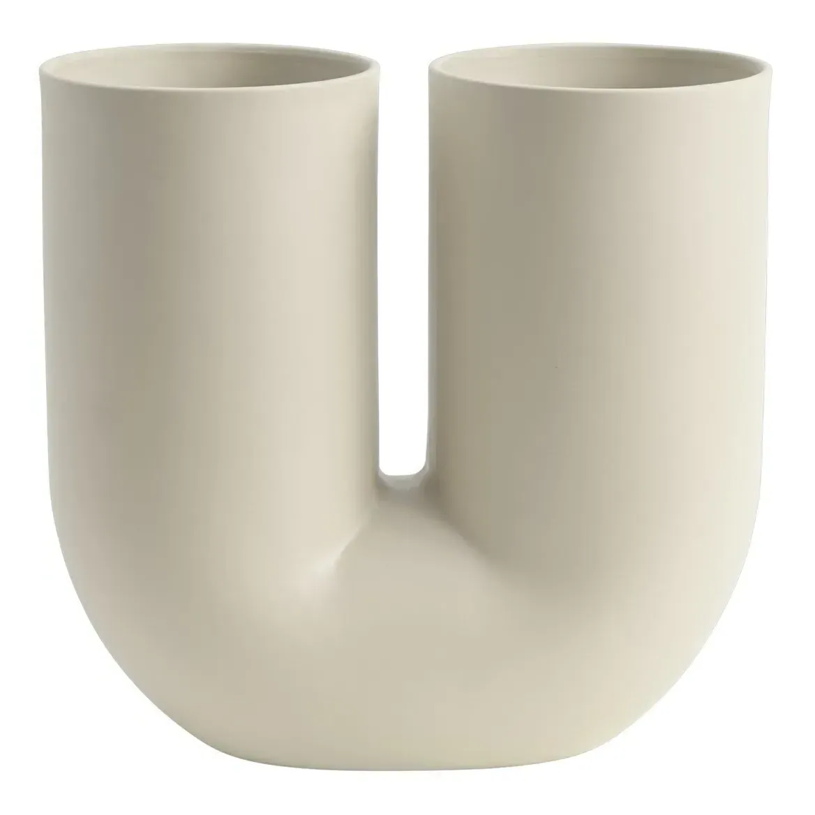 Kink Vase - Sand, Earthenware product