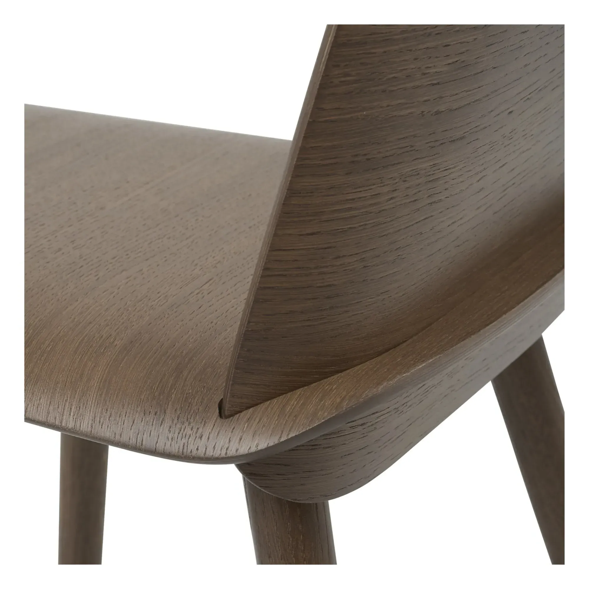 Muuto Nerd Wooden Chair - Dark Wood alternate view