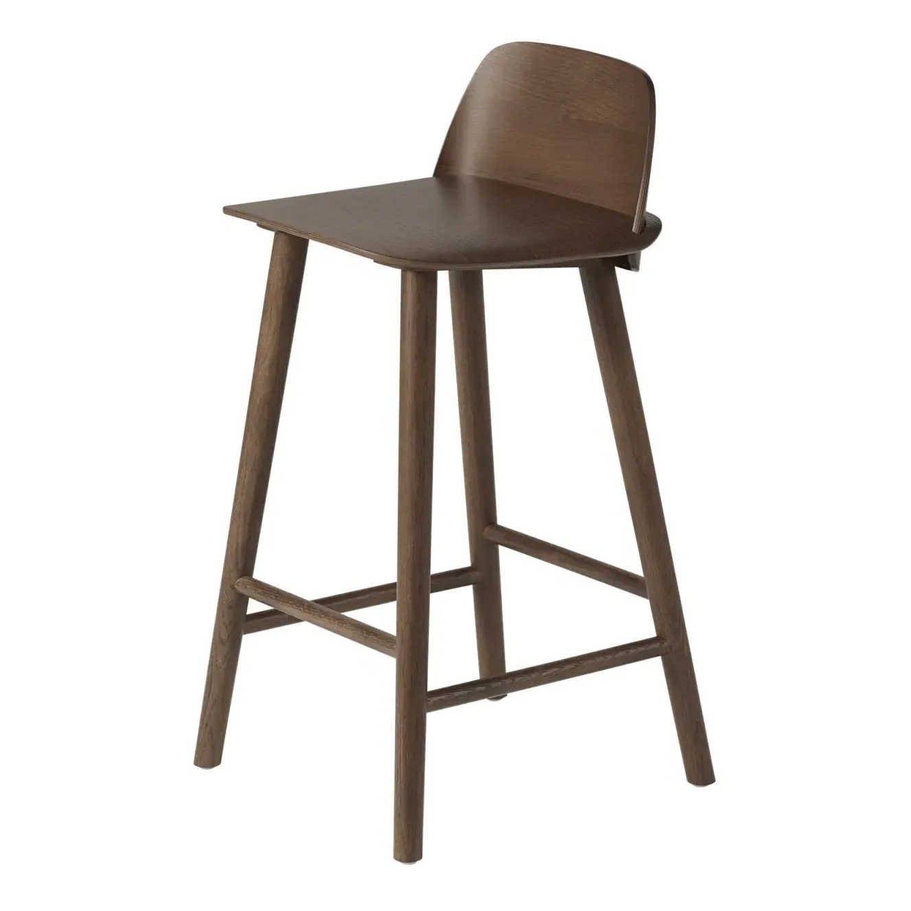 Nerd Bar Stool - Dark Wood product