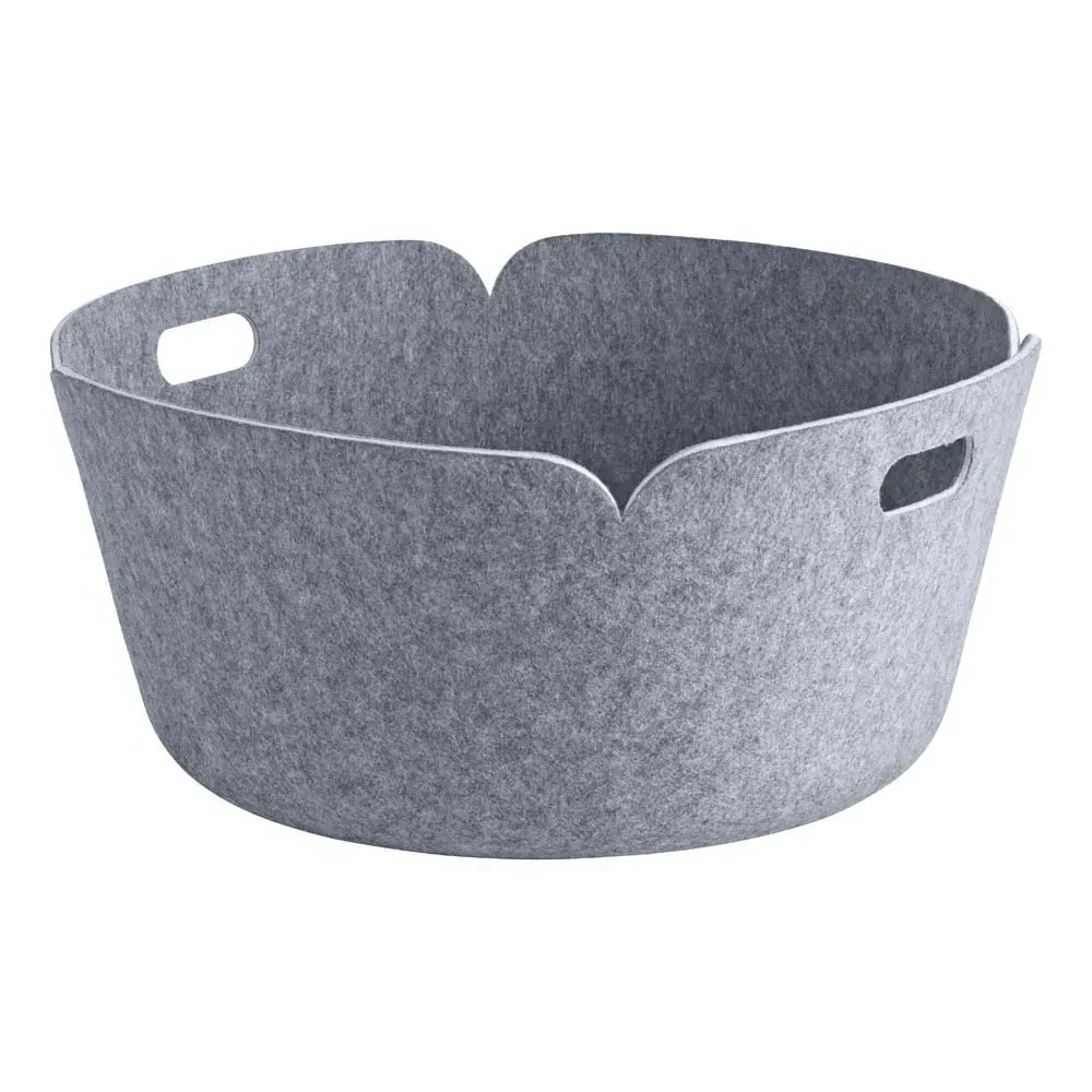 Restore Flat Storage Basket - Grey, Polymer Felt product