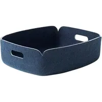 Restore Shallow Storage Basket - Midnight Blue, Felt alternate view