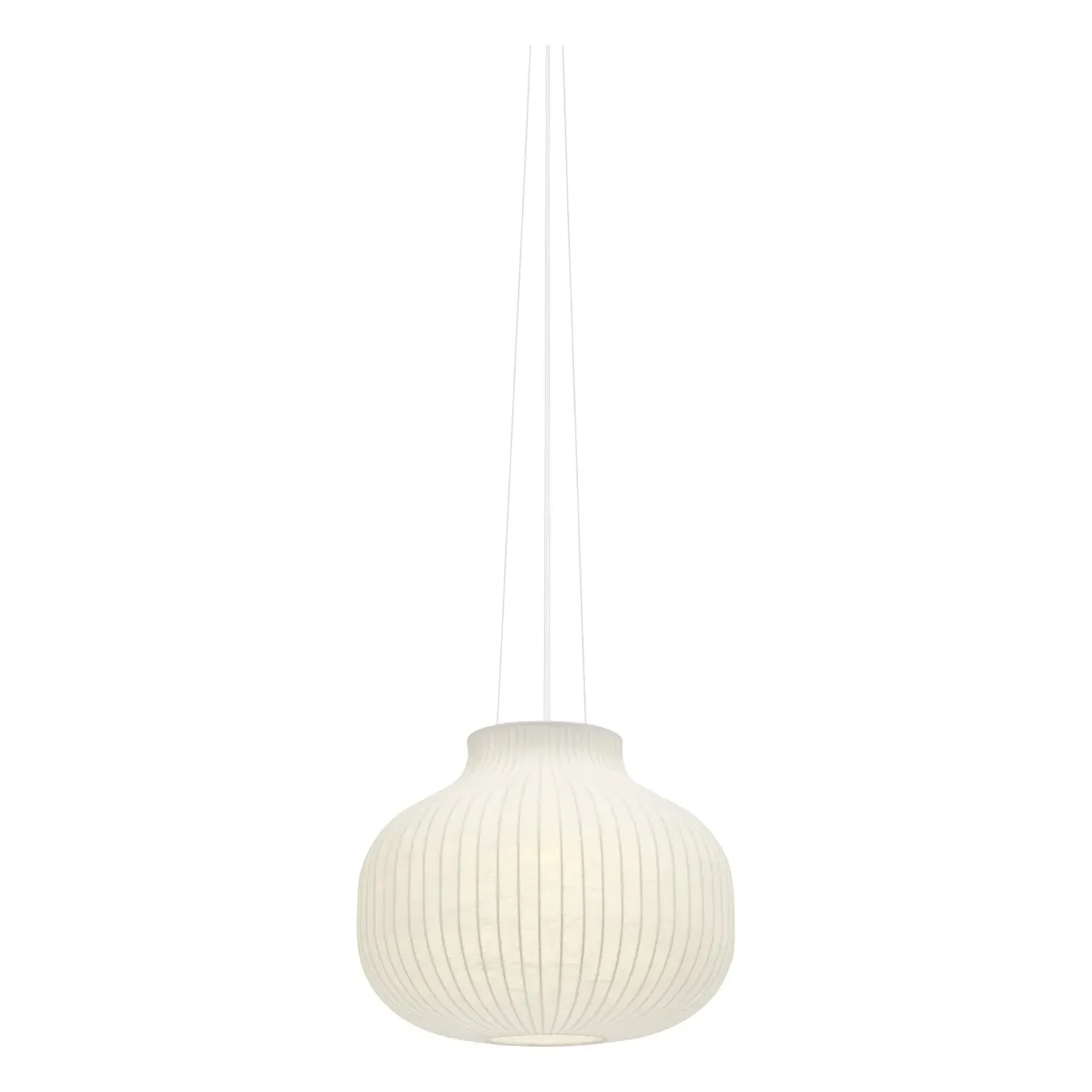 Strand Closed Small Pendant Lamp - White, Steel product