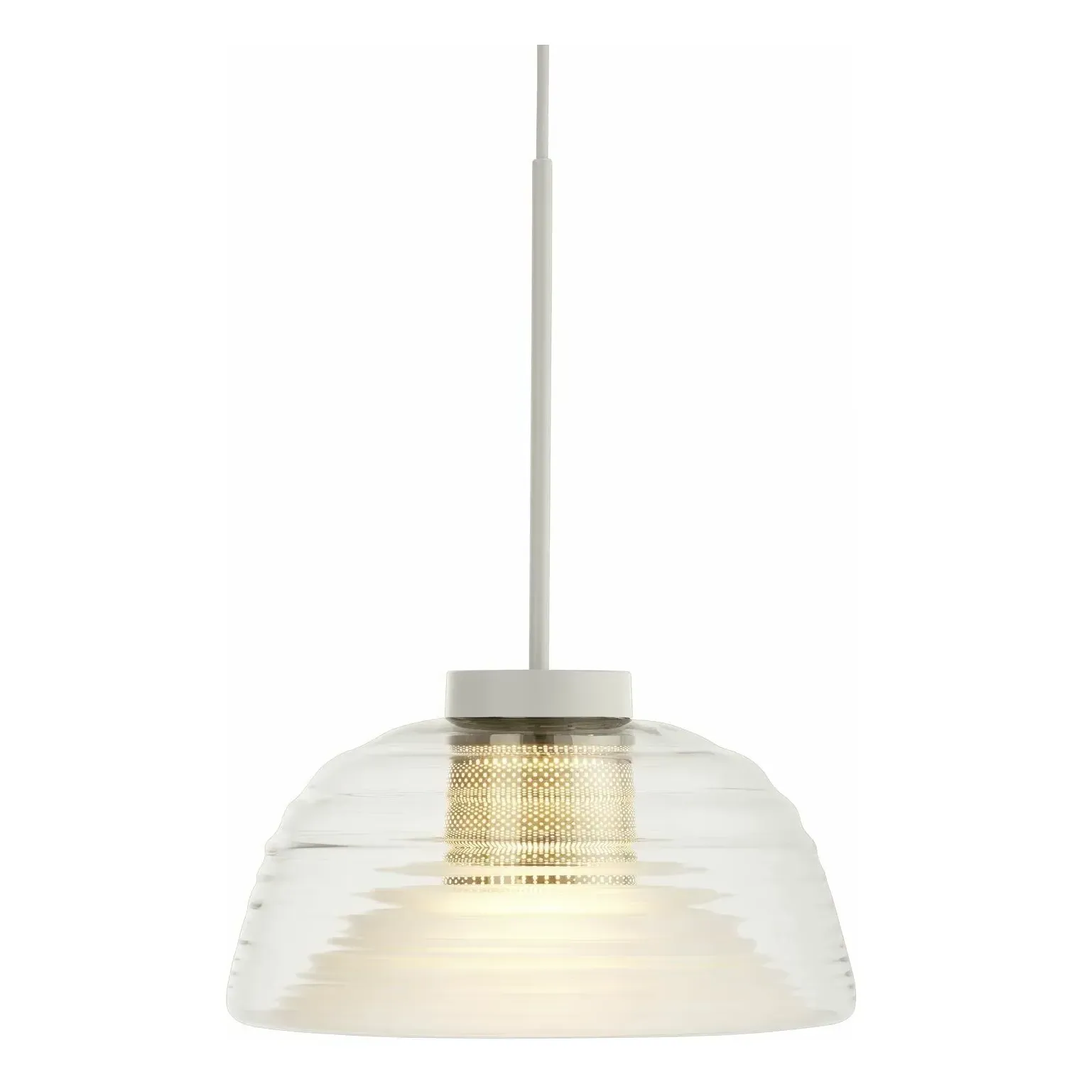 Two-Layer Thomas Bentzen Pendant Light - Grey, Glass product