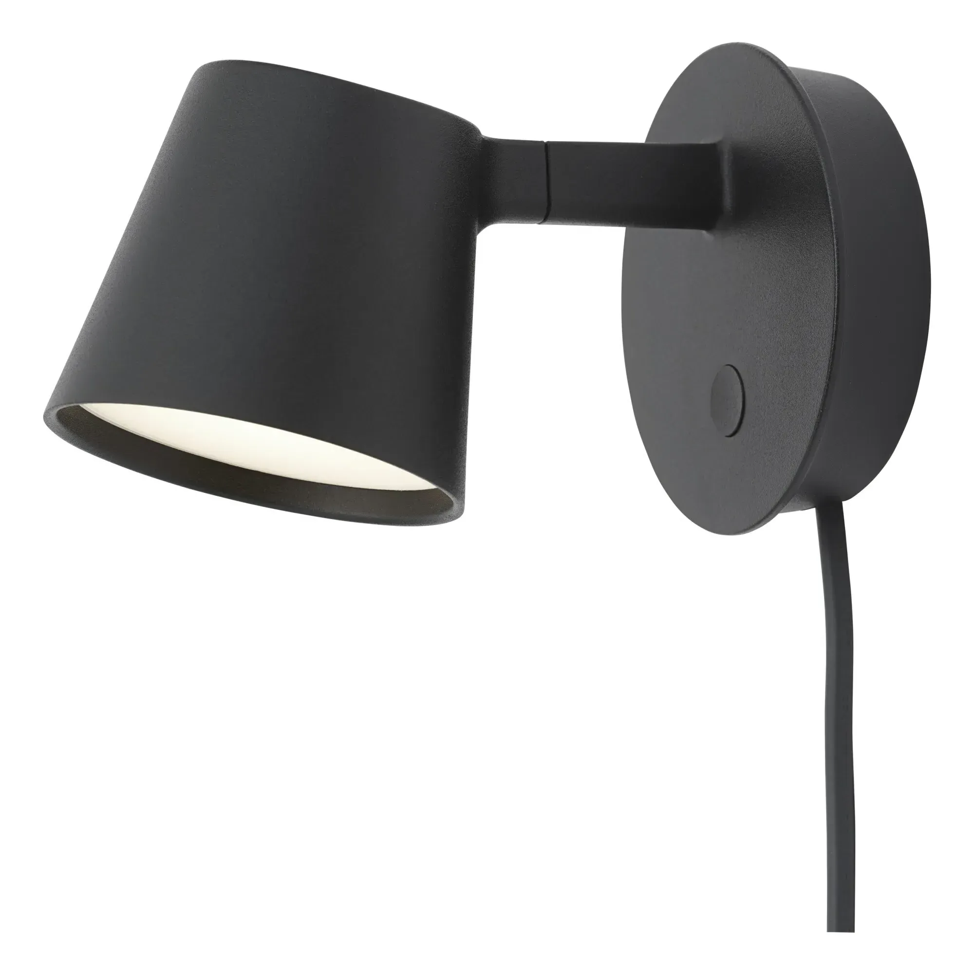 Wall Lamp with Adjustable Head - Black, Aluminium product
