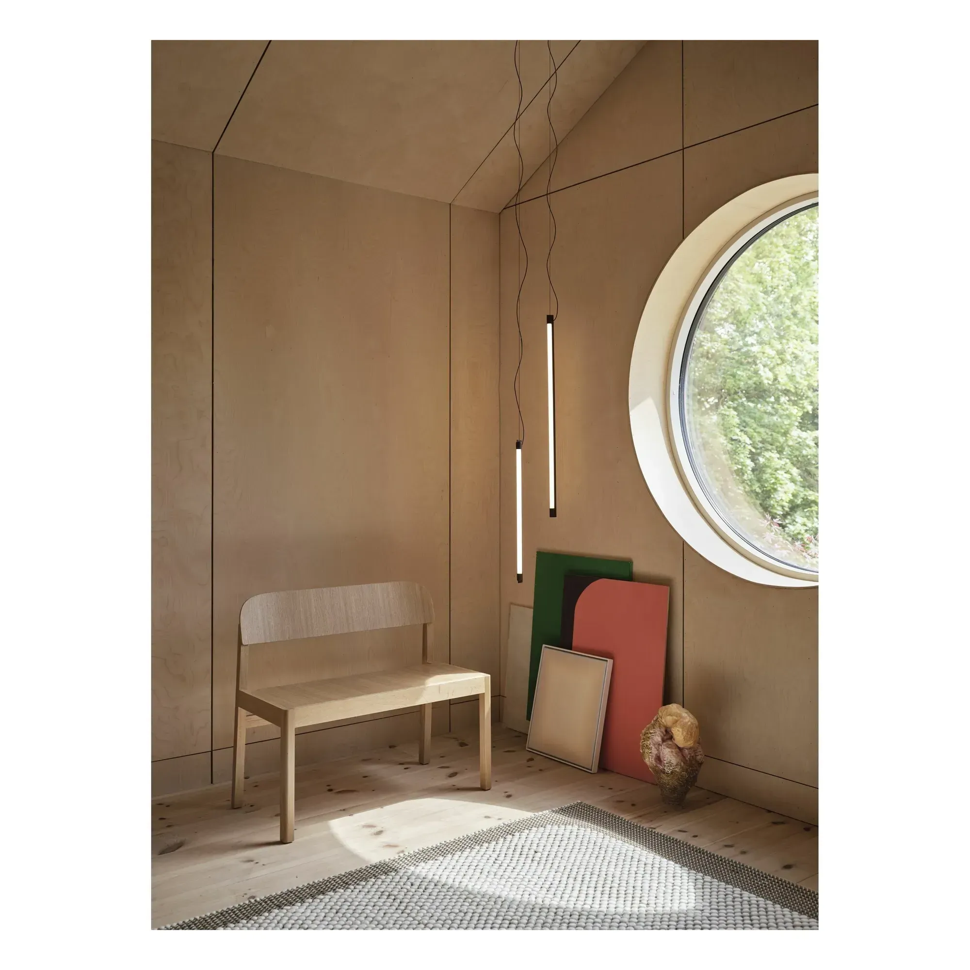 Workshop Bench by Cecilie Manz 2-Seater - Oak alternate view