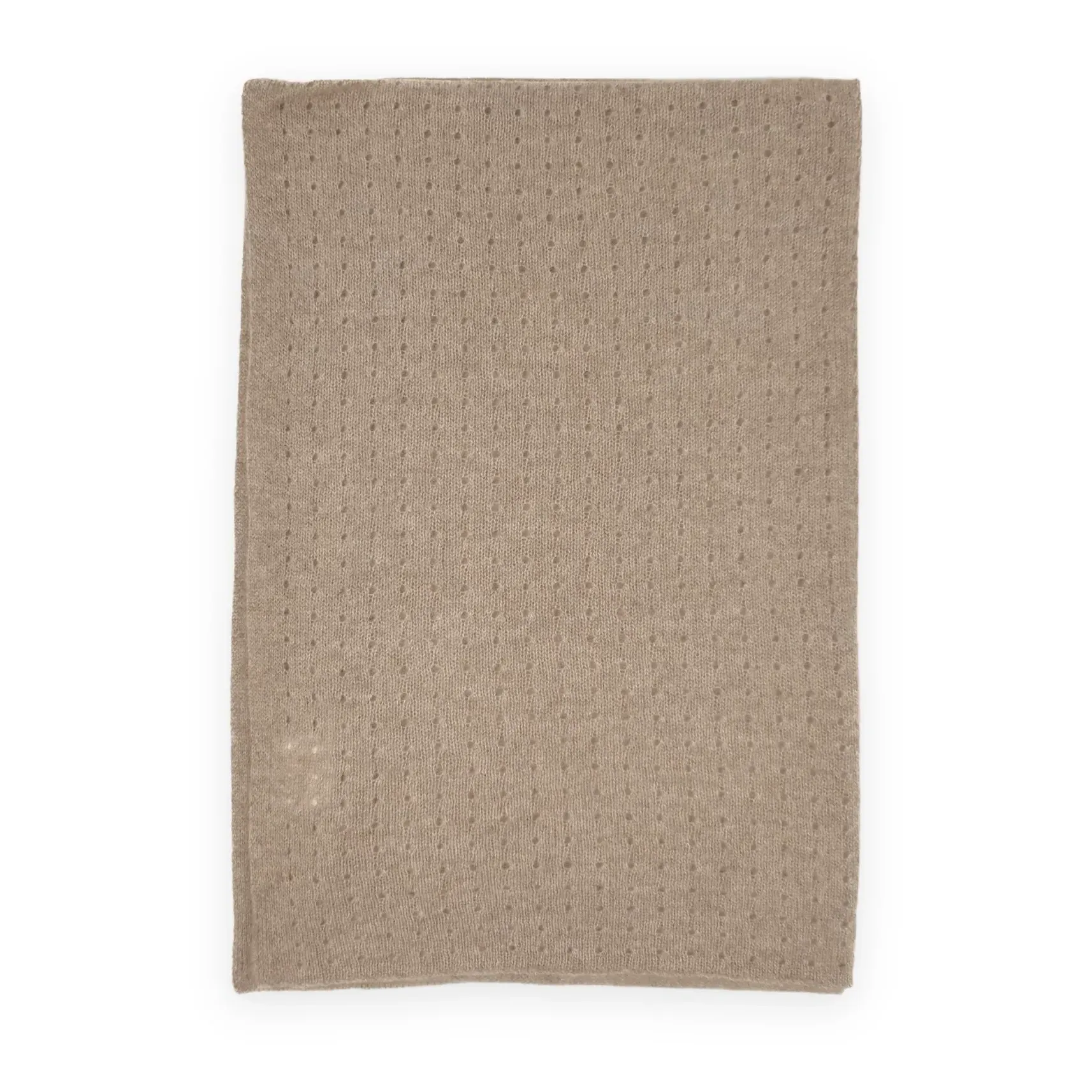 Organic Cotton Pointelle Blanket - Camel product