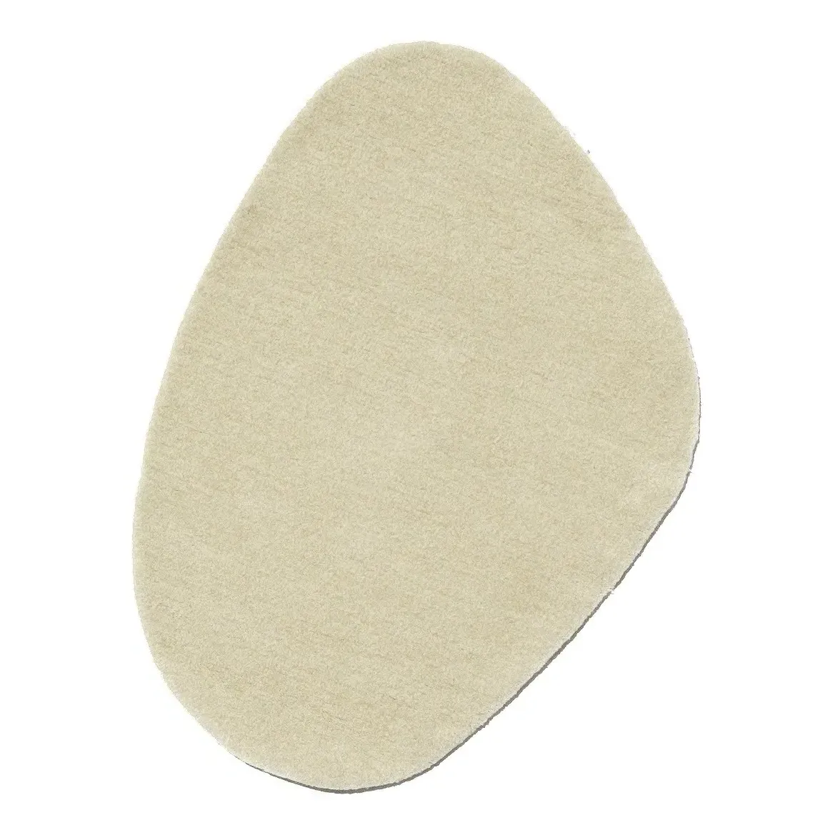 Diego Fortunato Stone Tufted Rug - Ecru, New Zealand Wool product