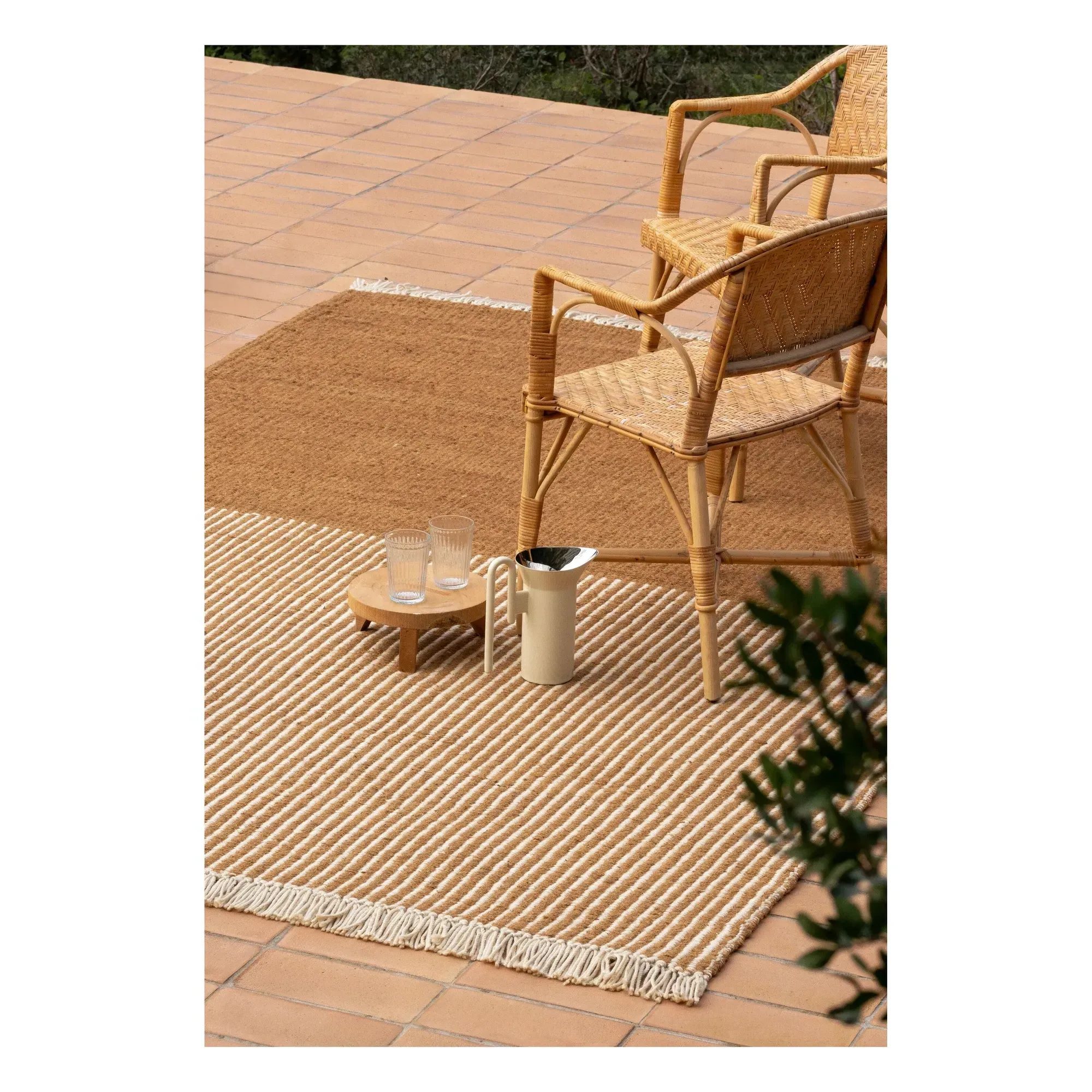 Garden Outdoor Rug - Natural, Coco Fiber & rPET alternate view