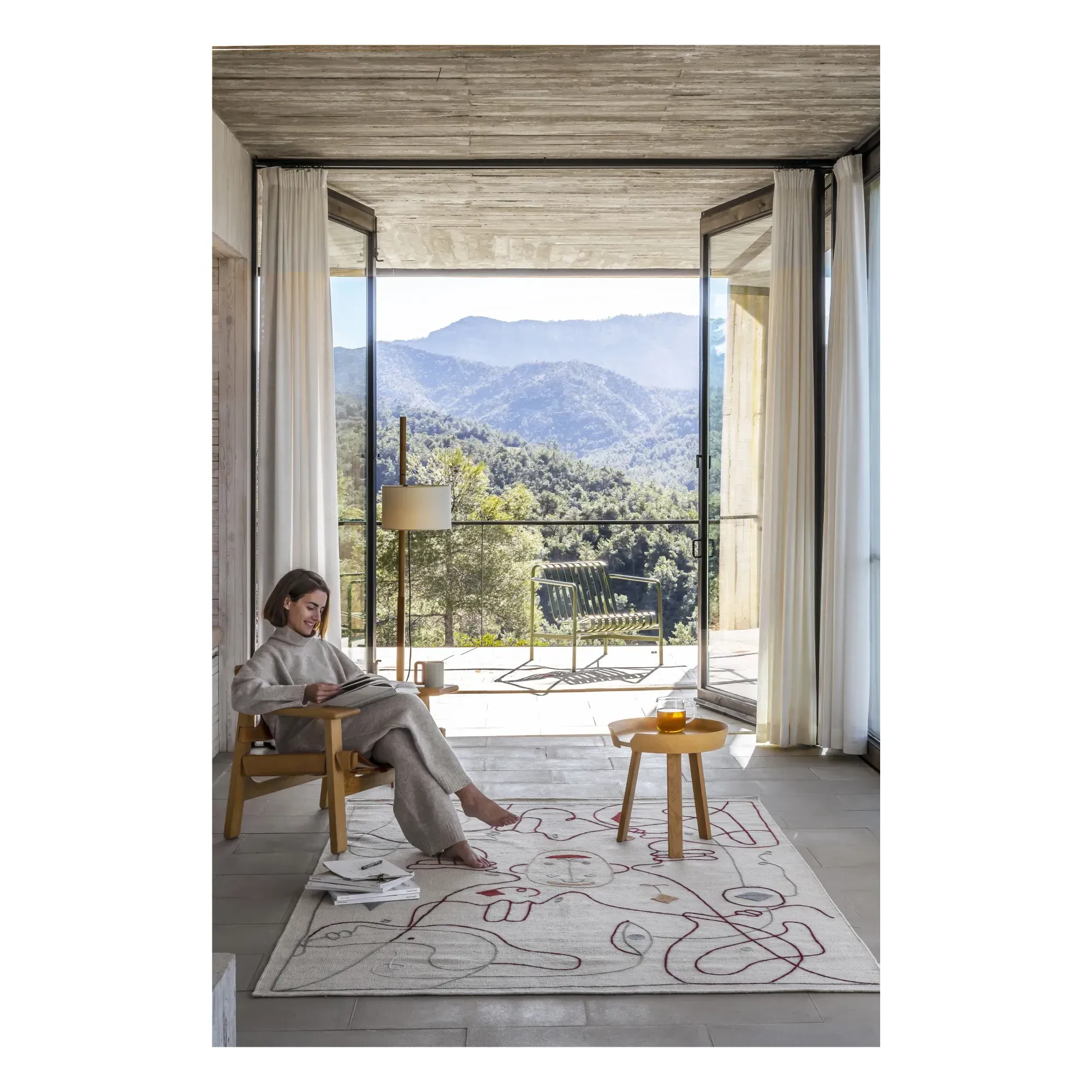 Jaime Hayon Silouhette Rug - Multicoloured, Wool alternate view