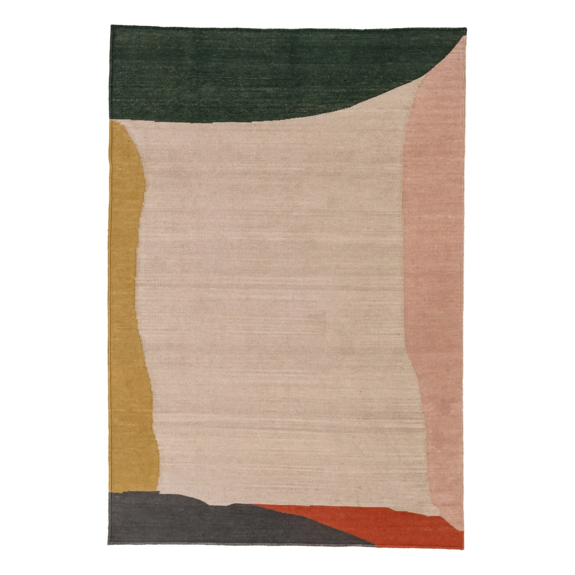 Kilim Tones Rug - Beige Pink, Wool product