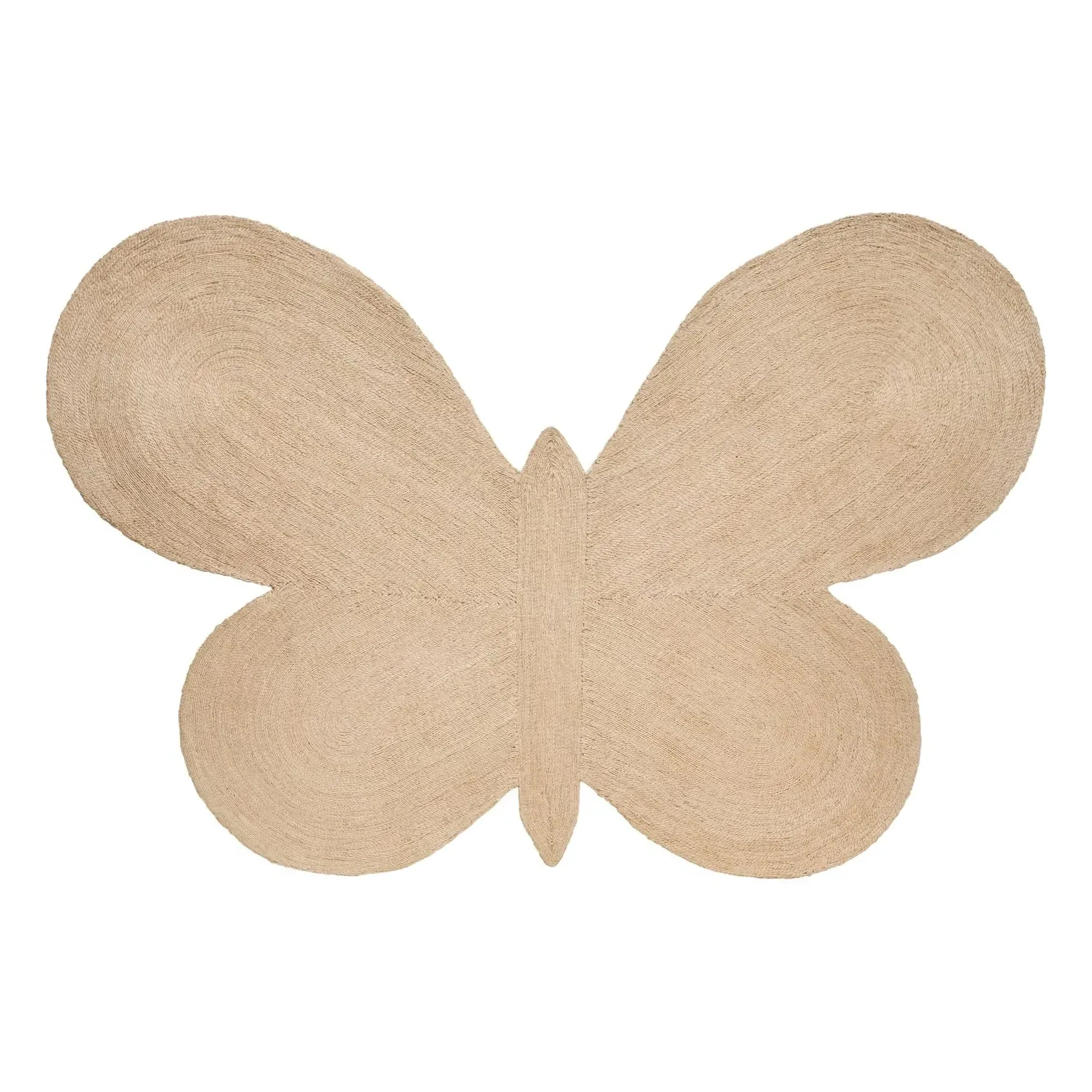 Lucia Eames Butterfly Jute Rug - Natural product