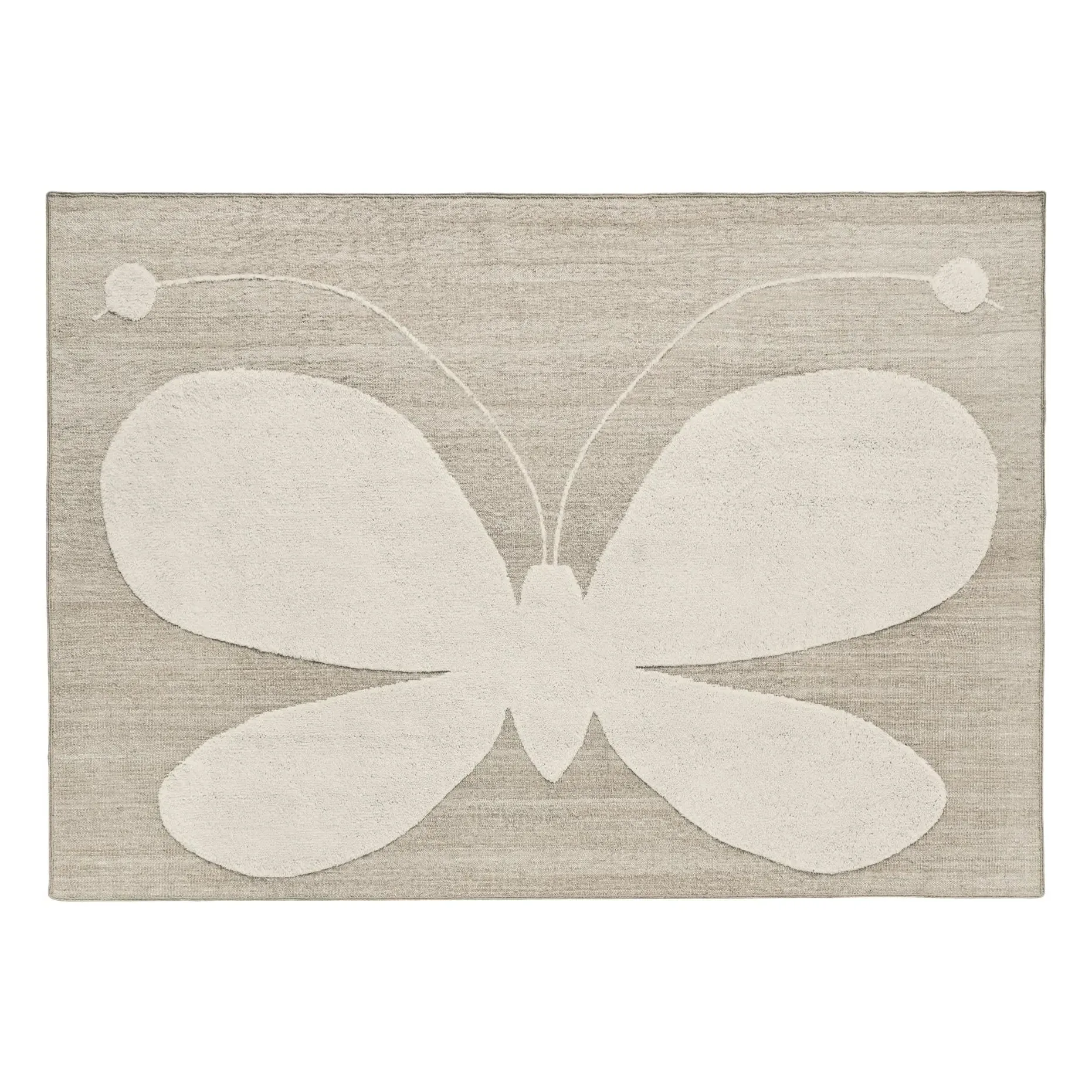 Lucia Eames Butterfly Wool Rug - Beige product