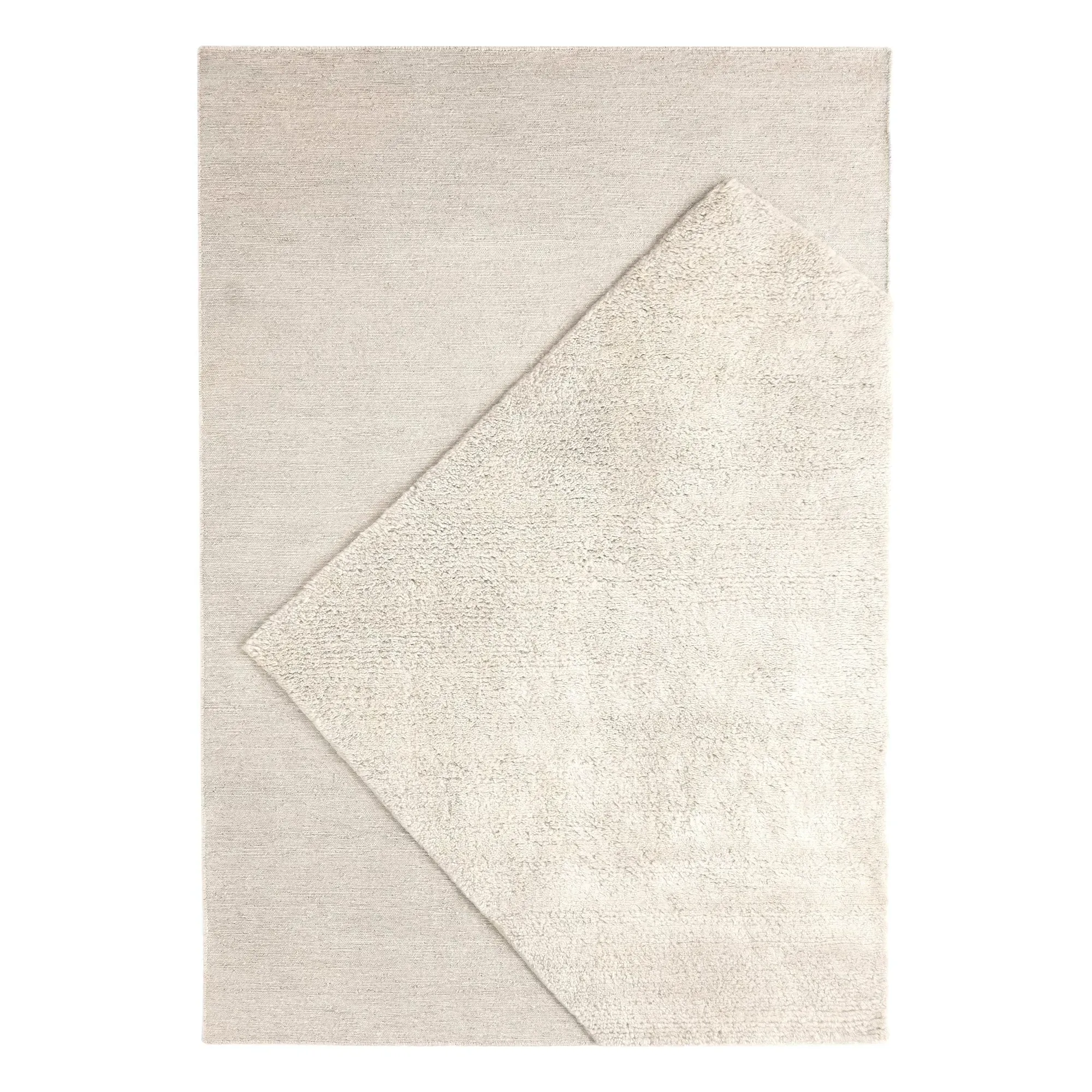 Oblique Hand Knotted Rug - Ivory, Afghan Wool product