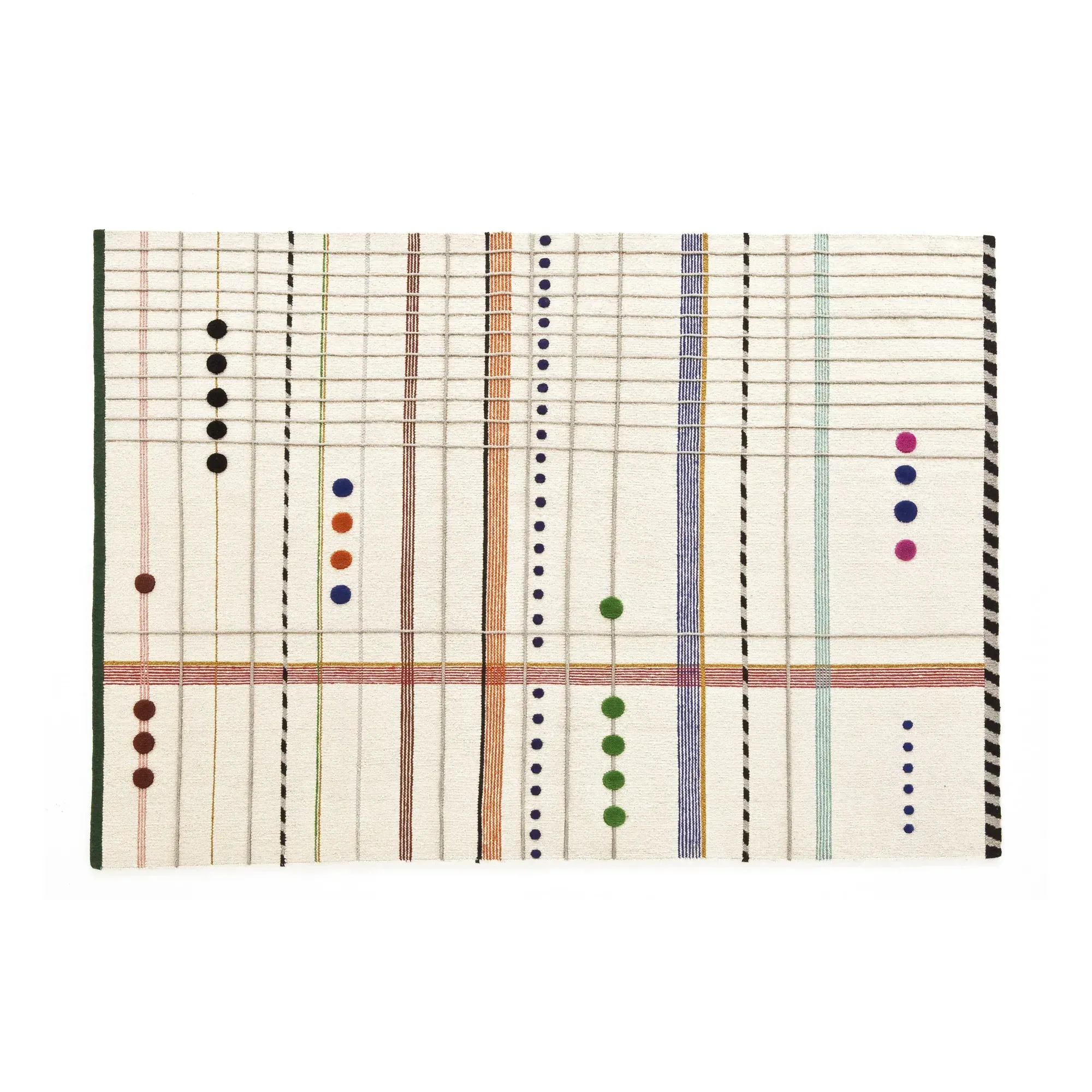 Rabari Doshi Levien Hand-Woven Rug - Multicoloured, New Zealand Wool product