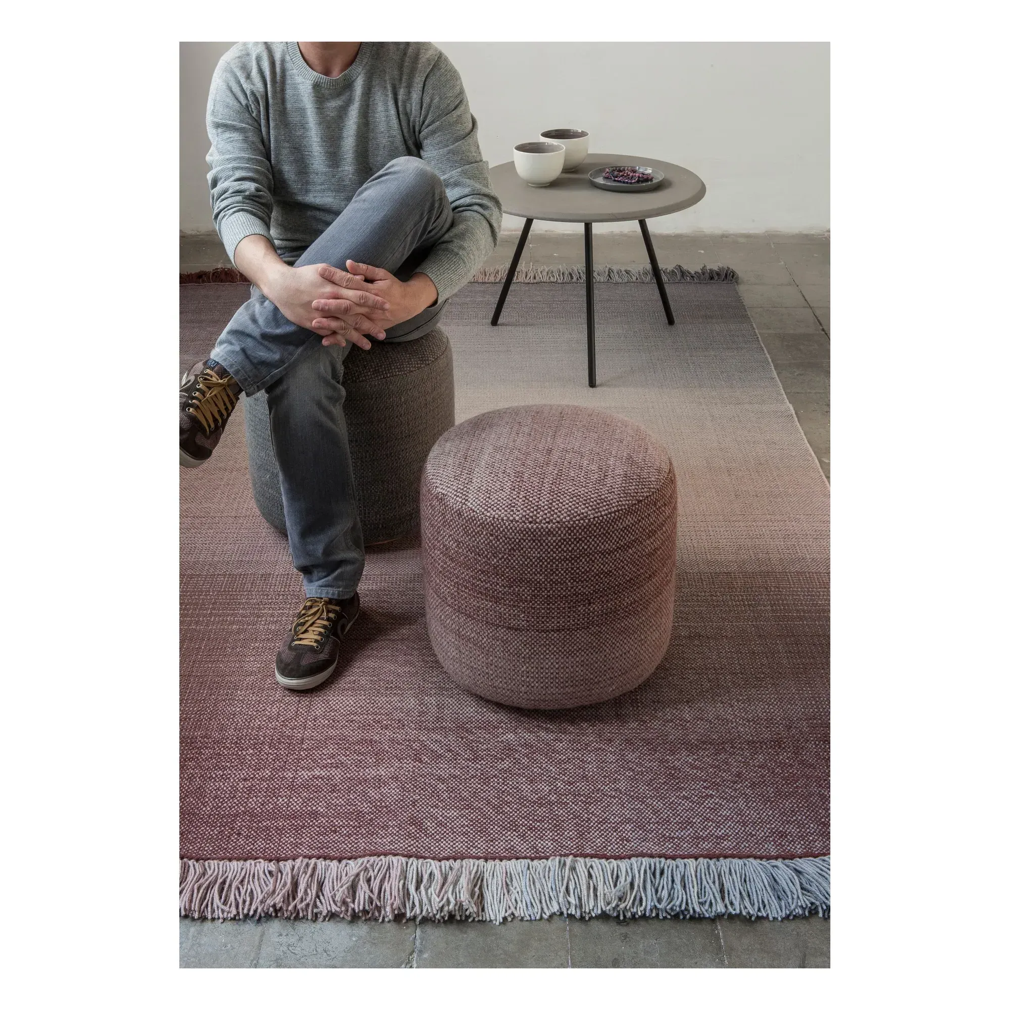 Shade 4B Pouffe - Grey alternate view