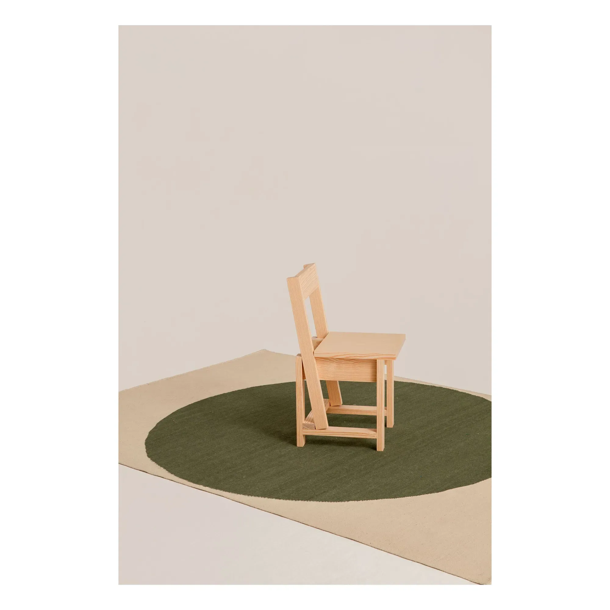 Topo Marc Morro Rug - Green, Afghan Wool alternate view