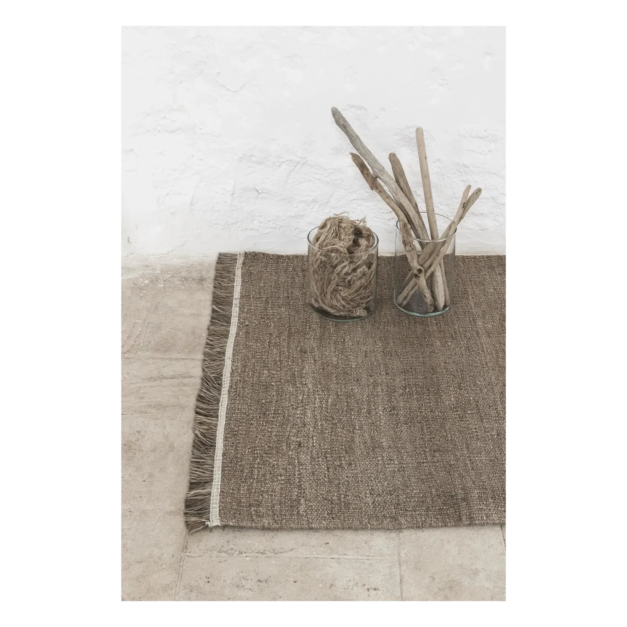 Wellbeing by Ilse Crawford Hand-Woven Rug - Brown, Jute & Nettle alternate view