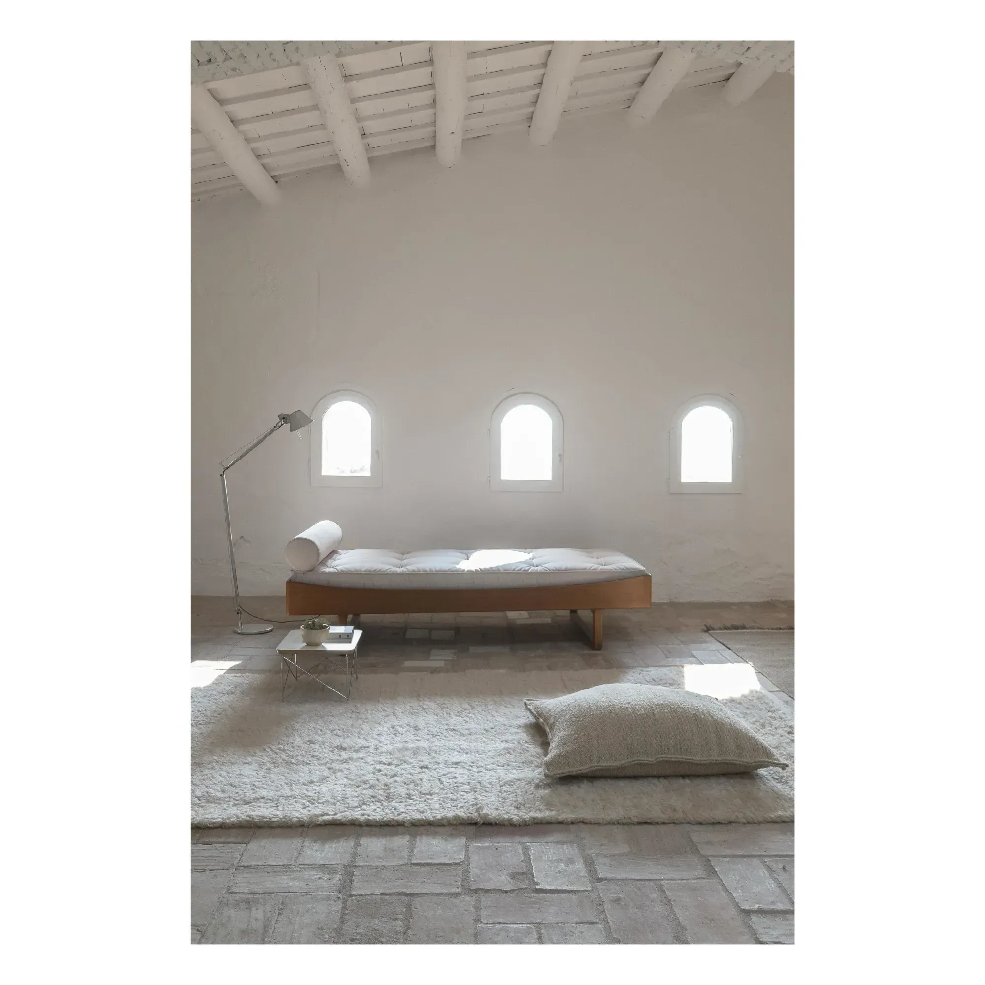 Wellbeing by Ilse Crawford Hand-Woven Rug - Ecru, Afghan Wool alternate view