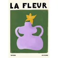 La Fleur Art Print - Multicoloured, Paper alternate view