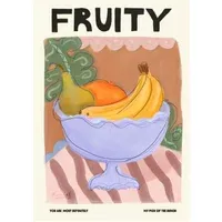 Natalia Bagniewska Fruity Poster - Multicoloured, Paper alternate view