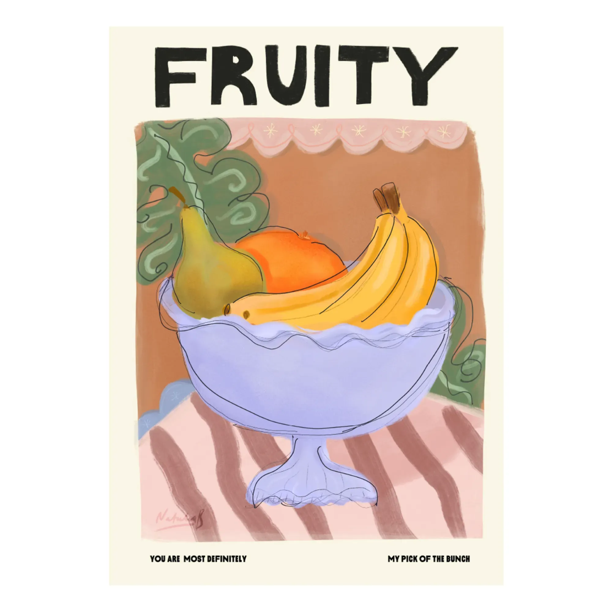 Natalia Bagniewska Fruity Poster - Multicoloured, Paper product