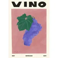 Natalia Bagniewska Vino Poster - Multicoloured, Paper alternate view