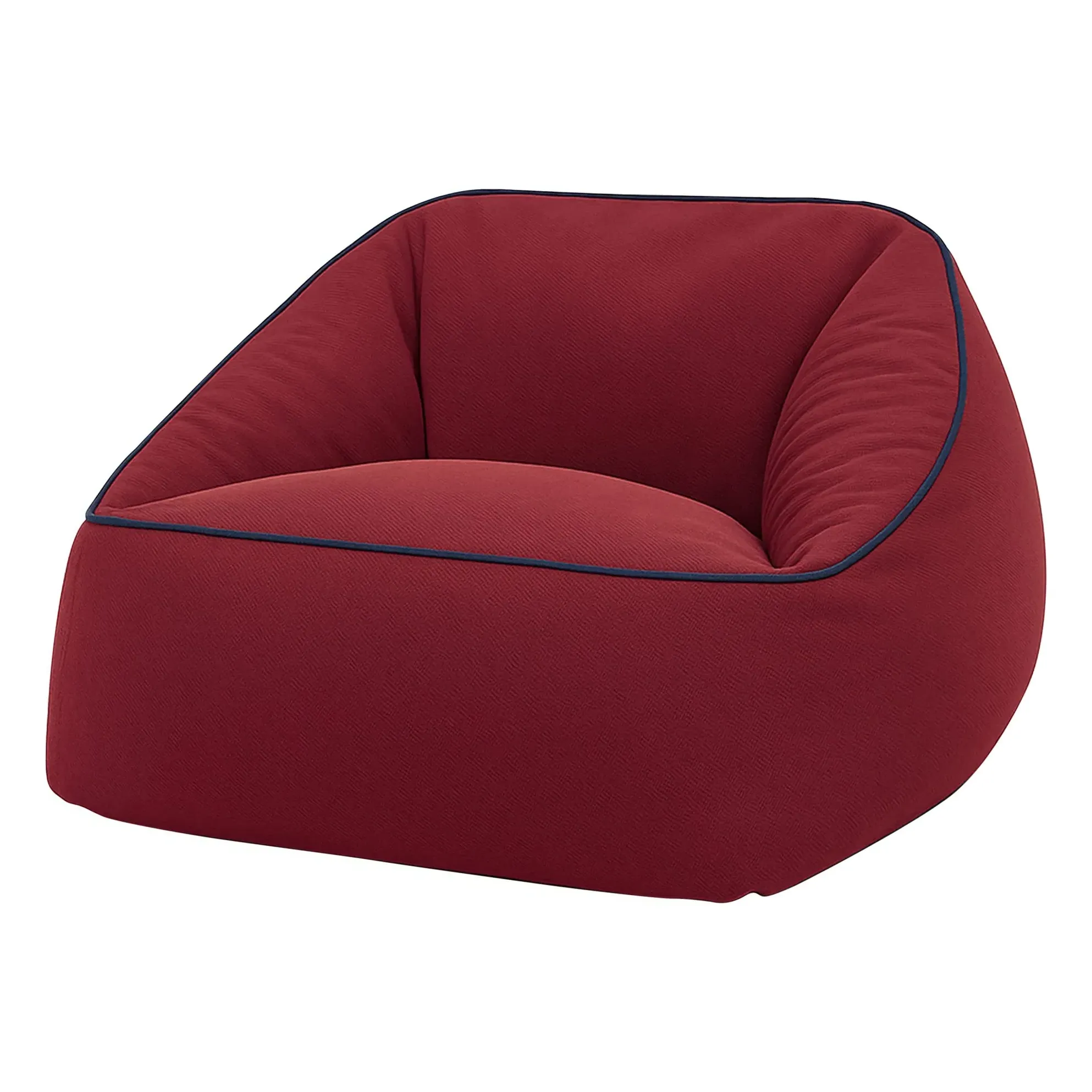 Arnold Beanbag Footstool - Red, Organic Cotton product