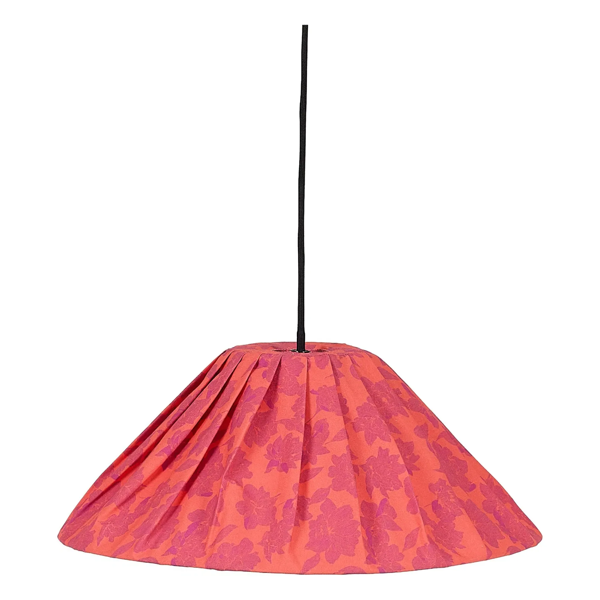 Ava Peonies Lampshade - Red, Cotton product