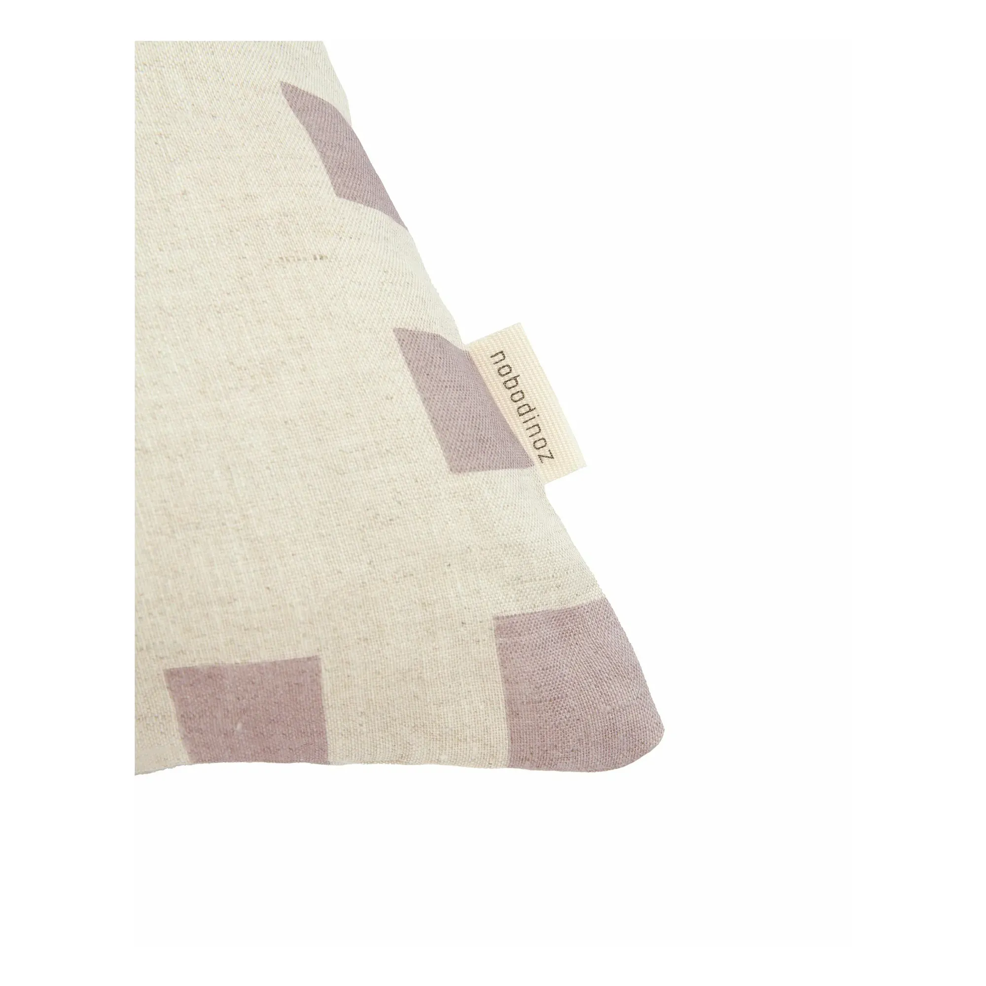 Fleurs Square Cushion - Lilac, French Linen alternate view