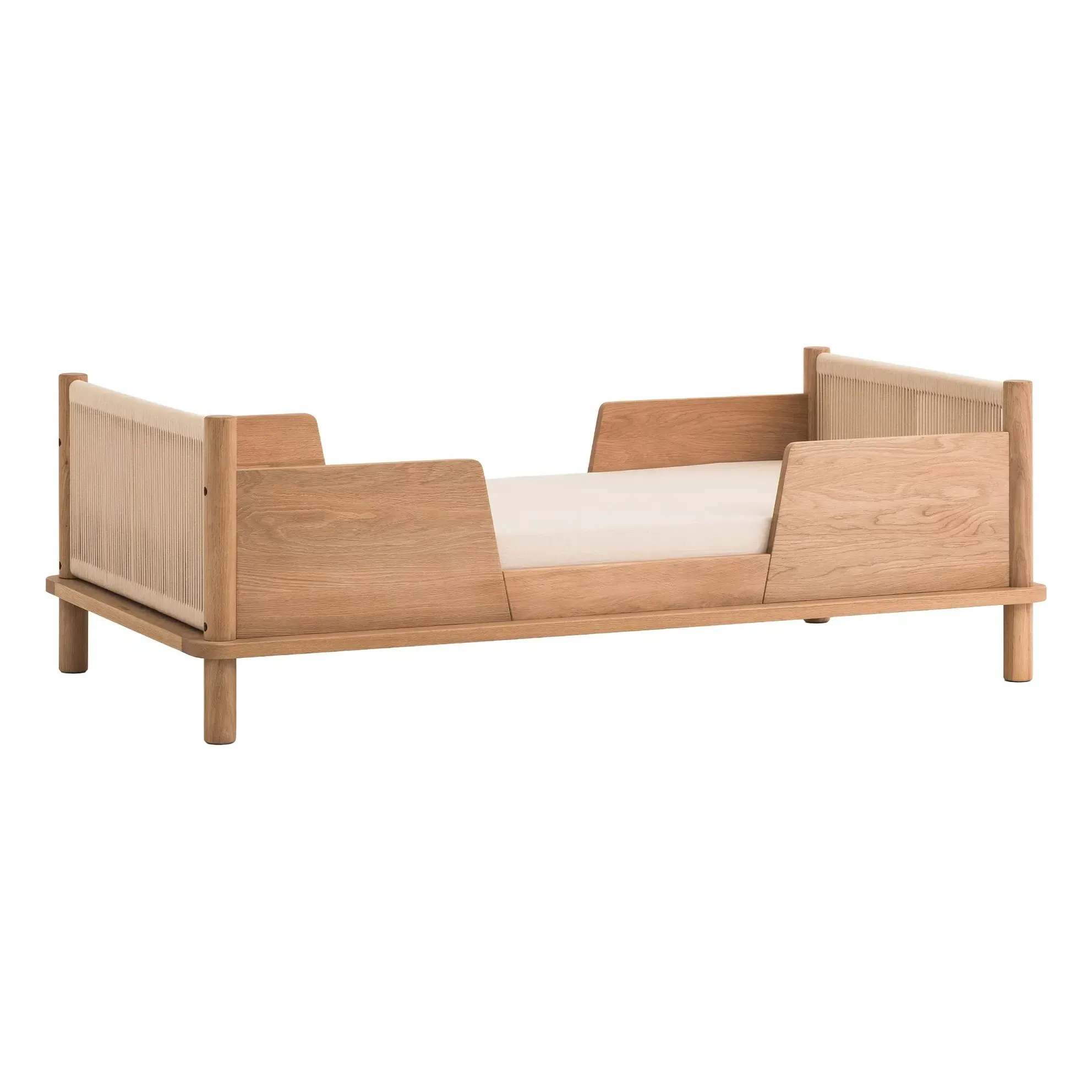 Latitude Junior Bed with 2 Safety Rails - Oak product