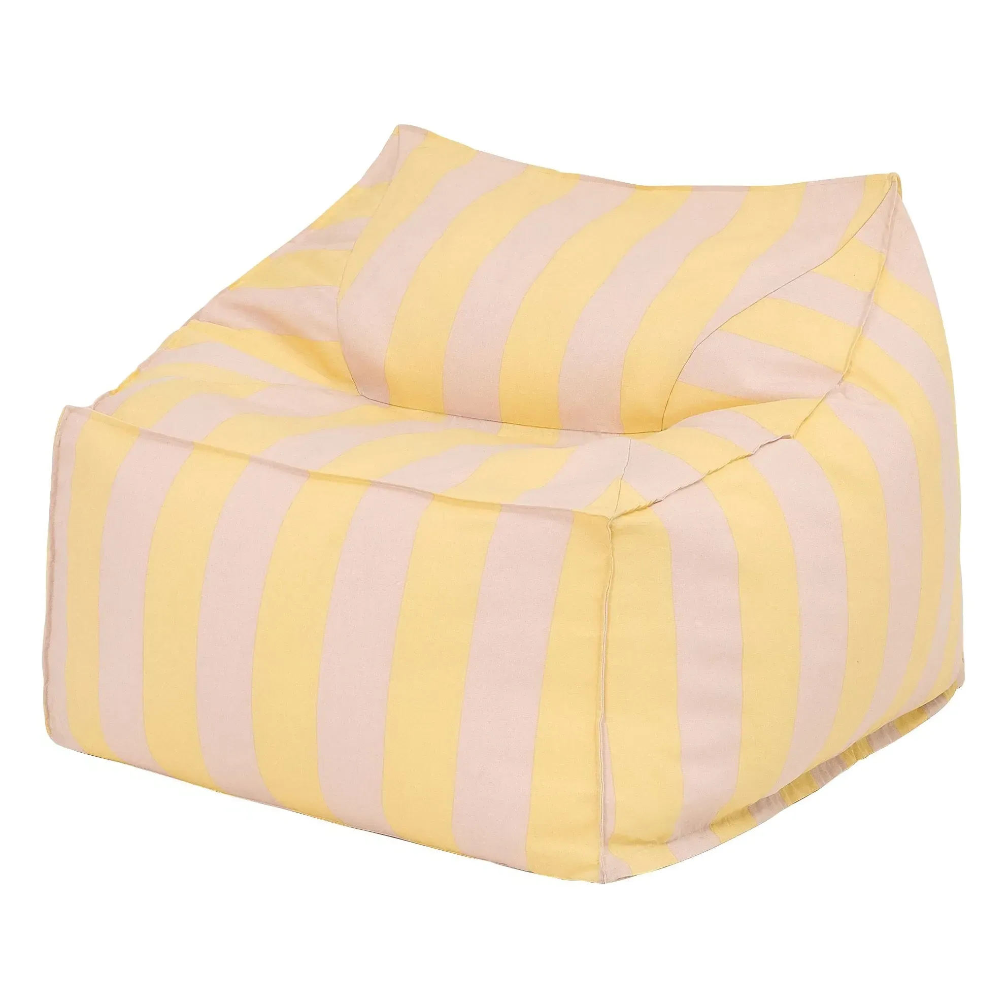 Lenny Outdoor Pouffe Armchair - Yellow, Acrylic product