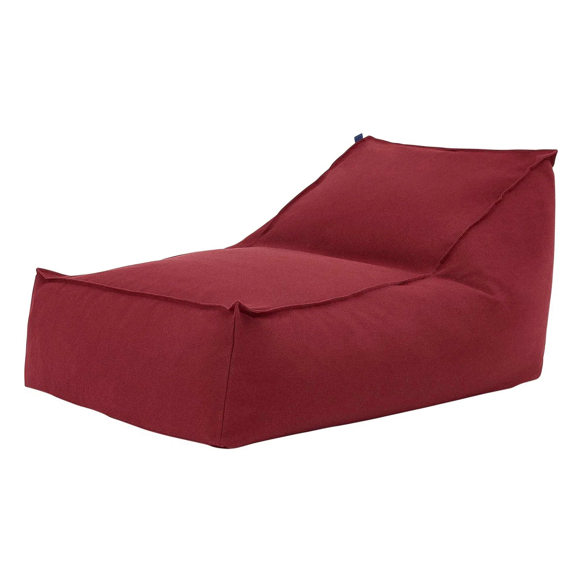Lucky Long Pouffe - Red, Organic Cotton product