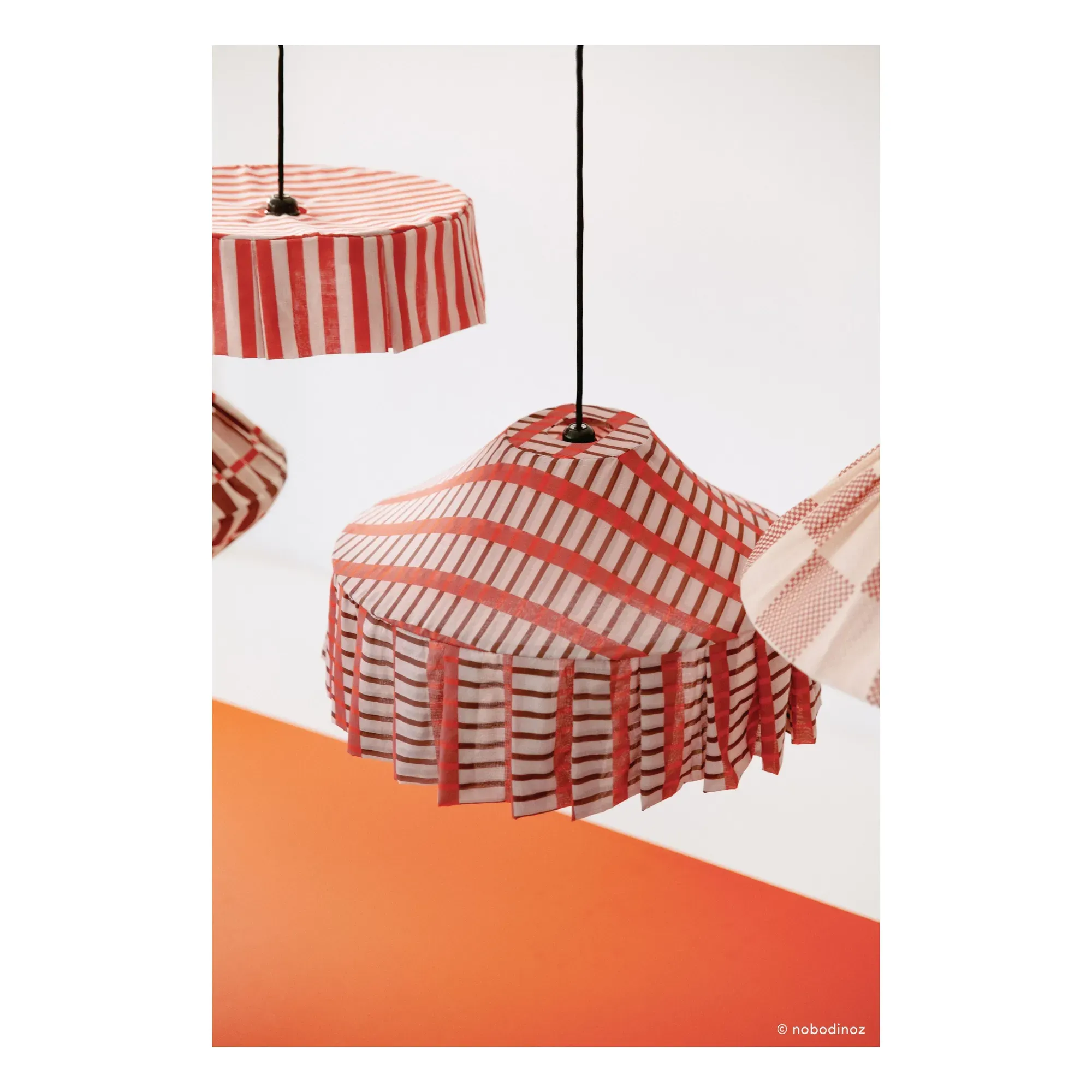 Nicole Mosaic Lampshade - Red alternate view