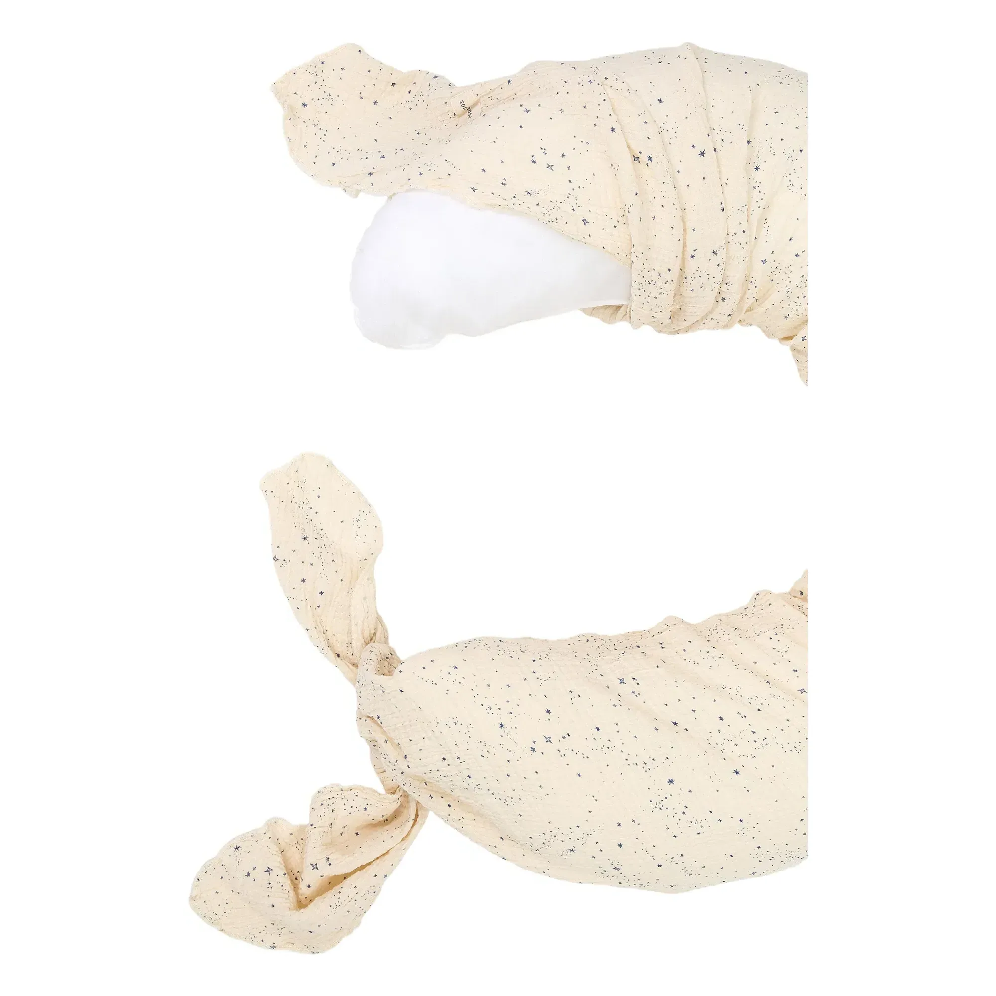 Nobodinoz Milky Way Maternity Cushion - Blue, Organic Cotton alternate view
